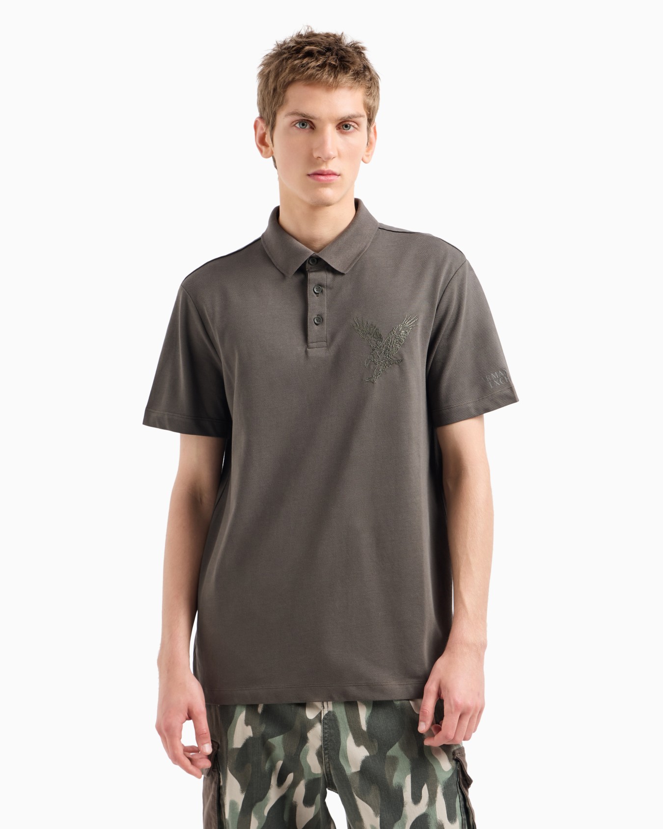 Polo regular fit de algodón orgánico ASV Diapositiva 1