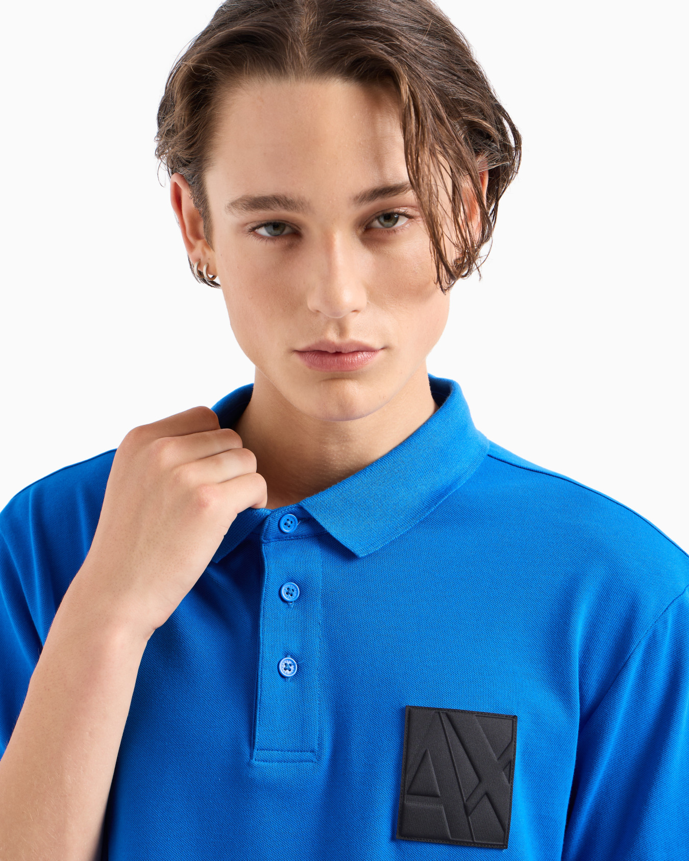ASV Organic Cotton Regular Fit Polo with Logo Slide 4