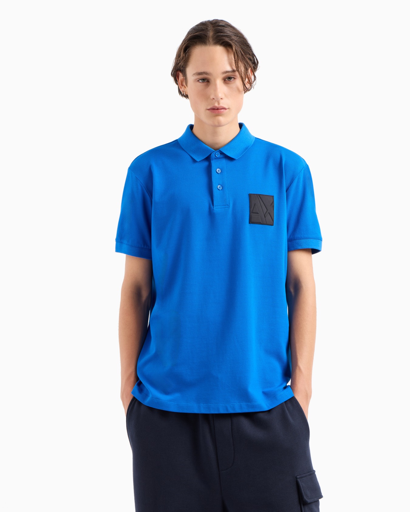 ASV Organic Cotton Regular Fit Polo with Logo Slide 1