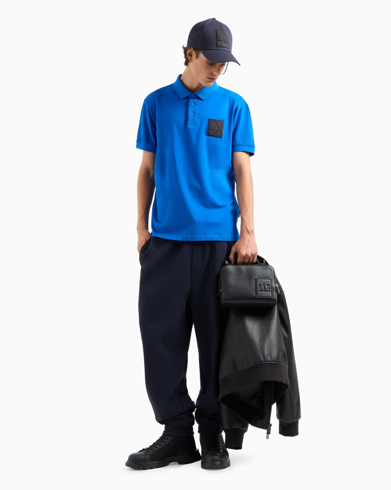 ASV Organic Cotton Regular Fit Polo with Logo Slide 3