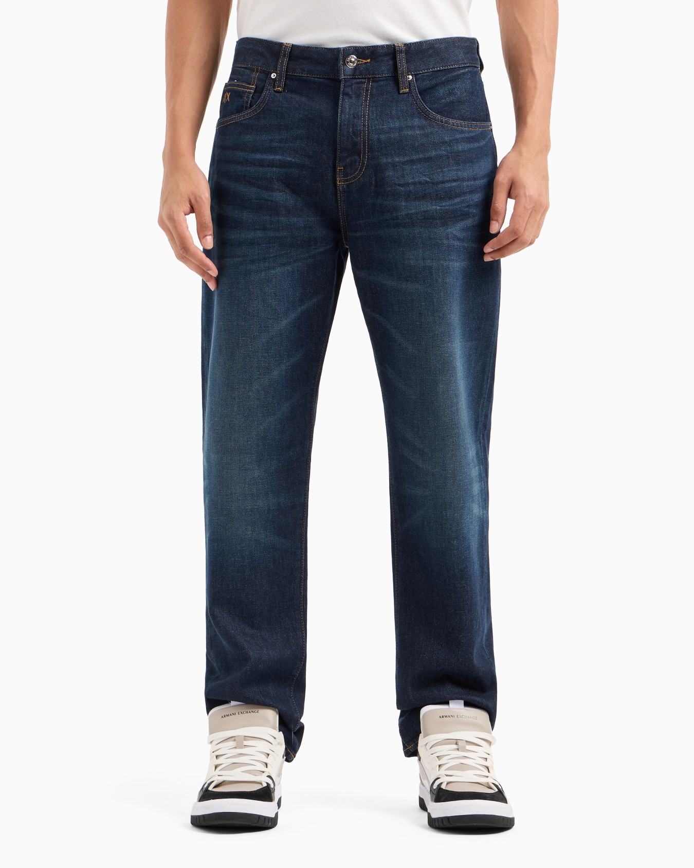 J13 slim fit jeans in ASV indigo denim Slide 1
