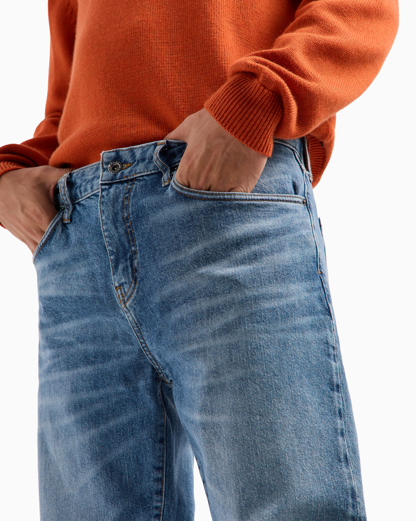 J13 slim fit jeans in indigo denim Slide 4