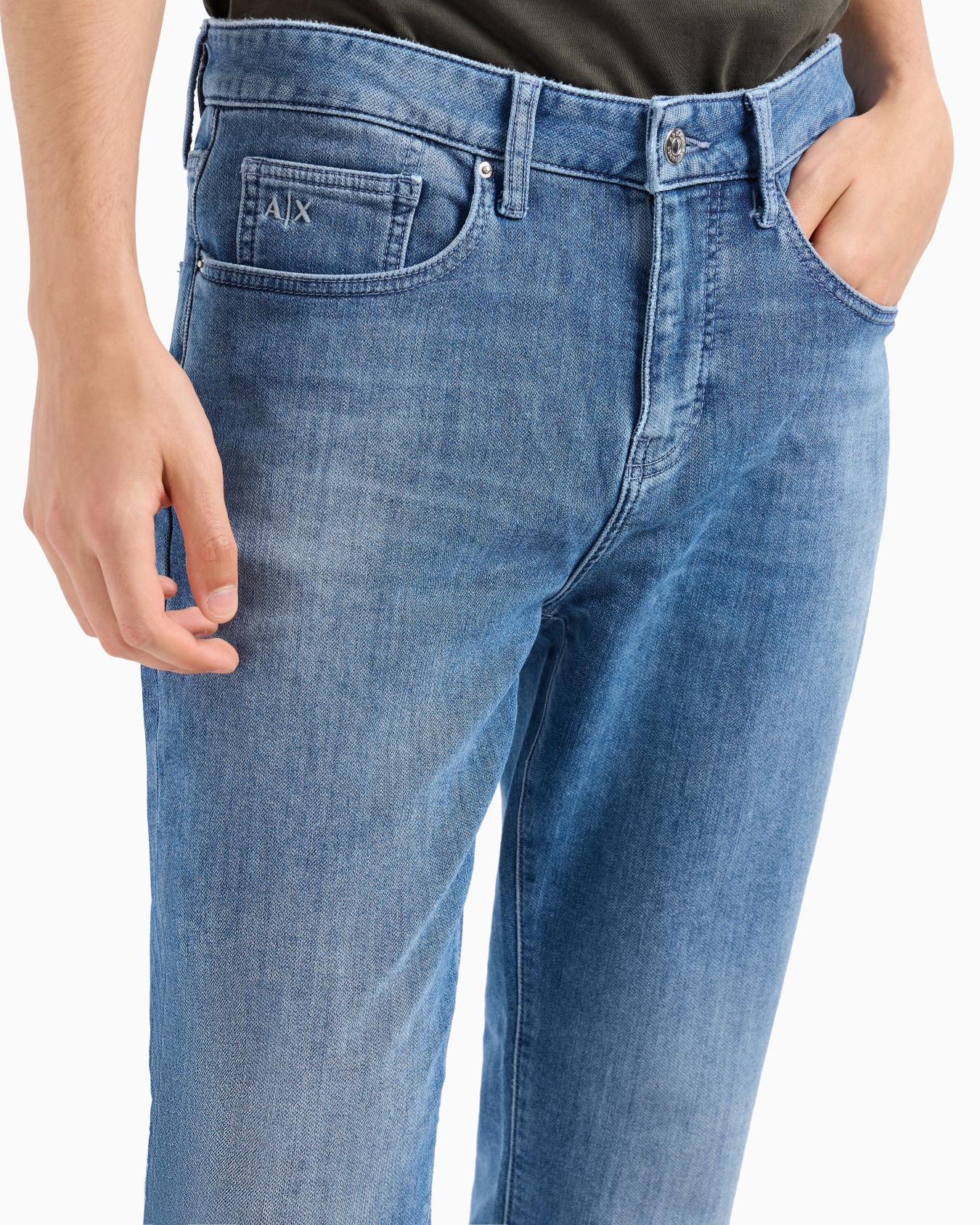 J14 skinny fit jeans in dark indigo denim Slide 4