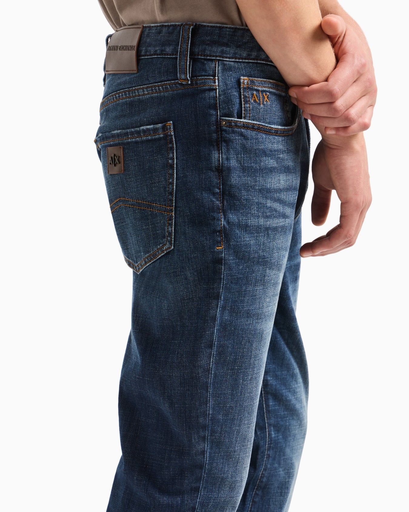 J14 skinny fit jeans in dark indigo denim Slide 4