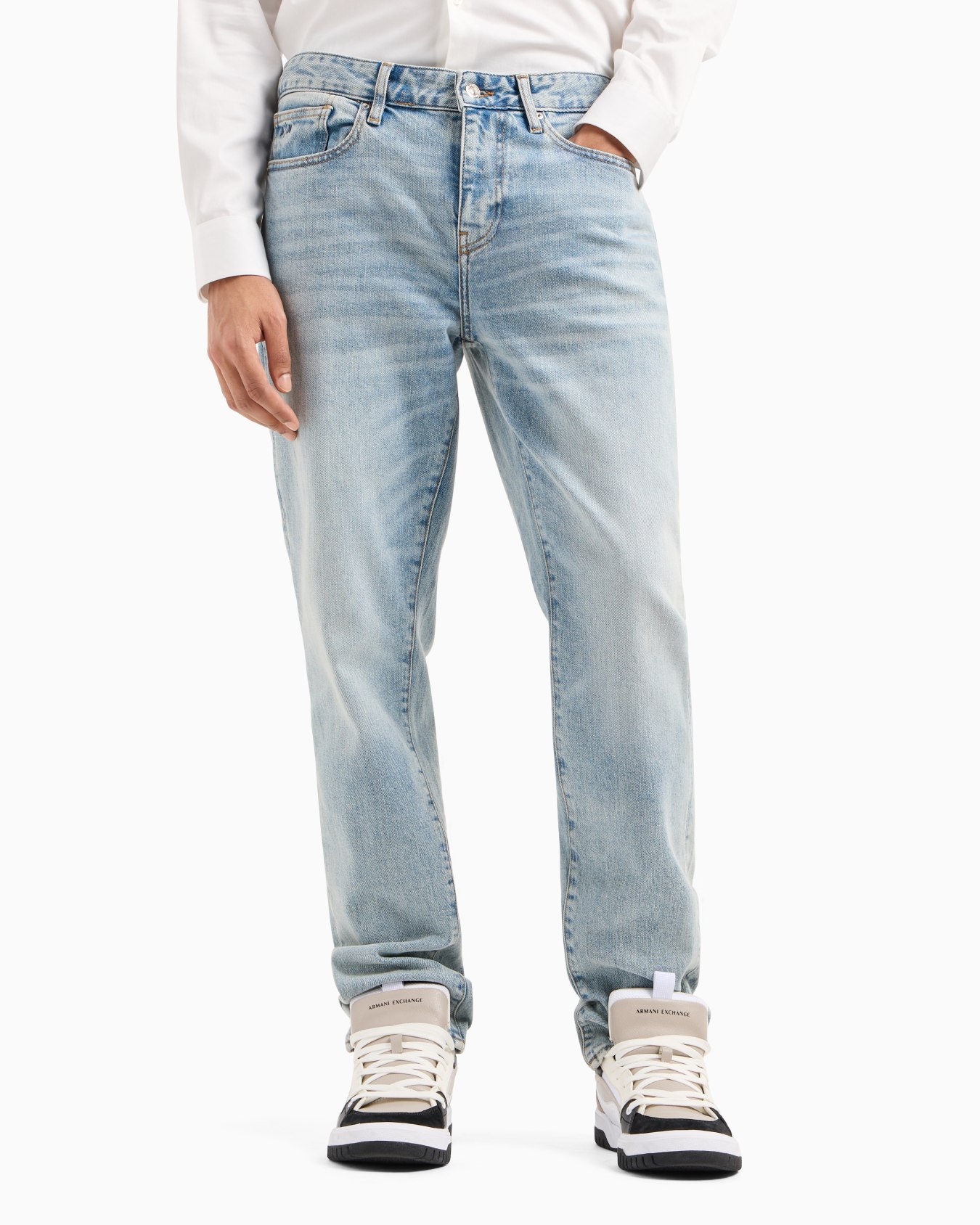 J14 skinny fit jeans in washed denim Slide 1