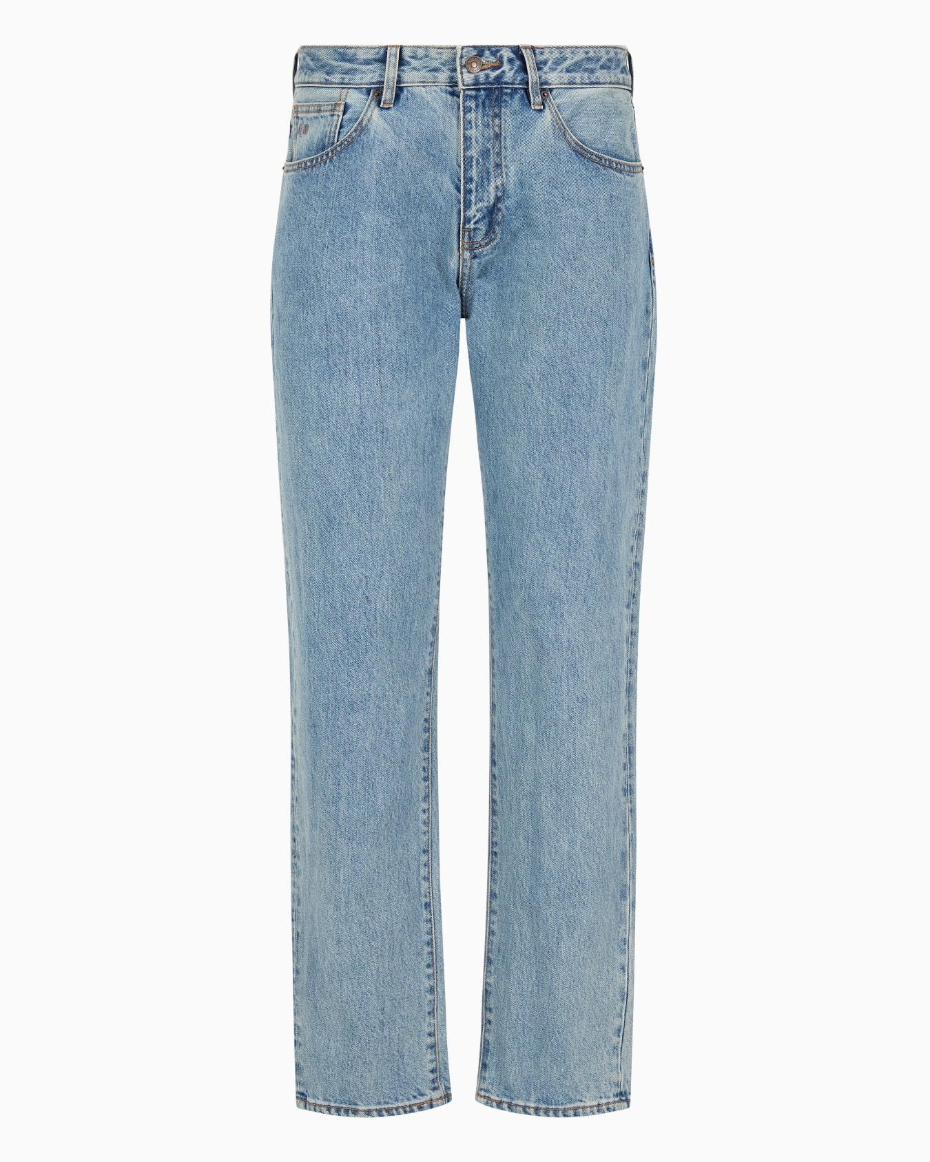 Jeans J16 straight fit in denim indigo di cotone  Slide 0