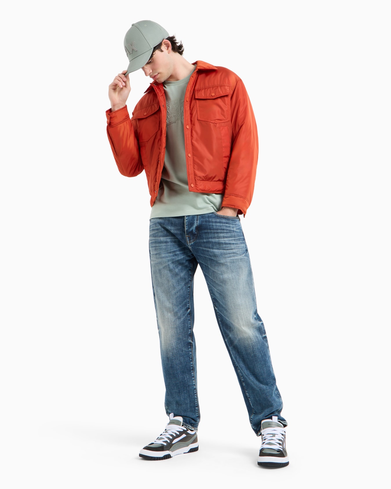 Light blue wash denim trousers J82 Slide 3