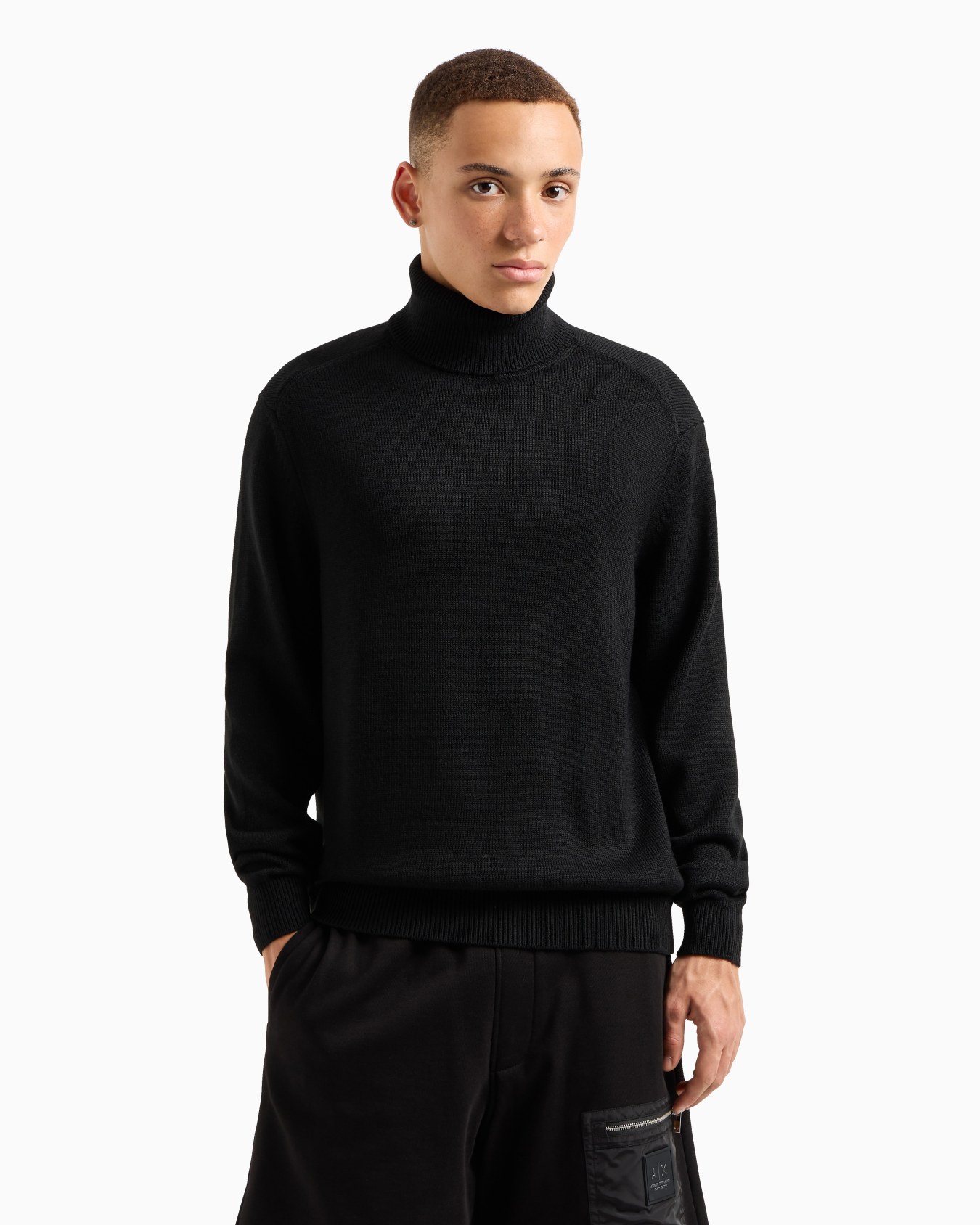  Wool Blend Turtleneck Sweater Slide 1
