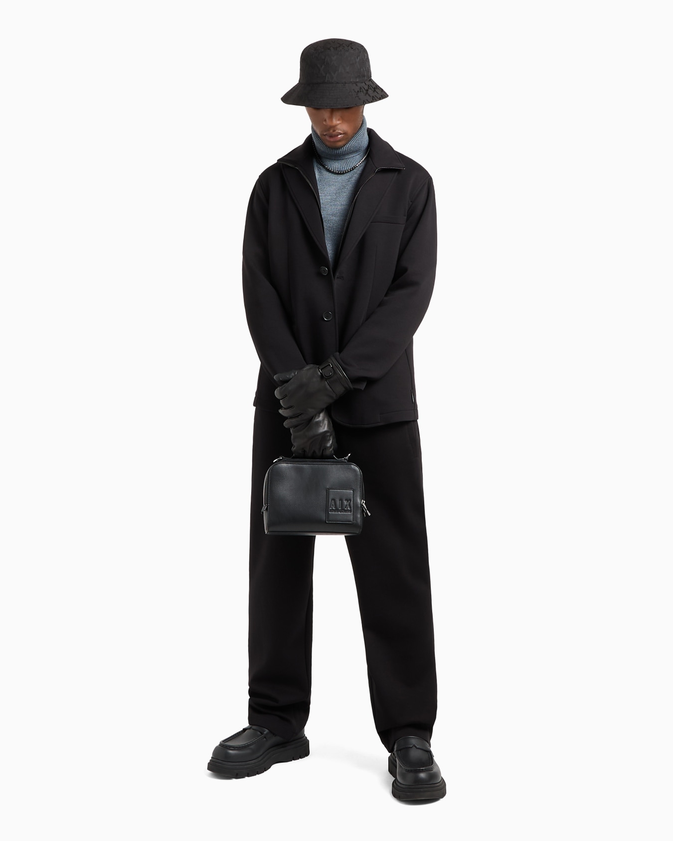 Maglione a collo alto in misto lana  Slide 3