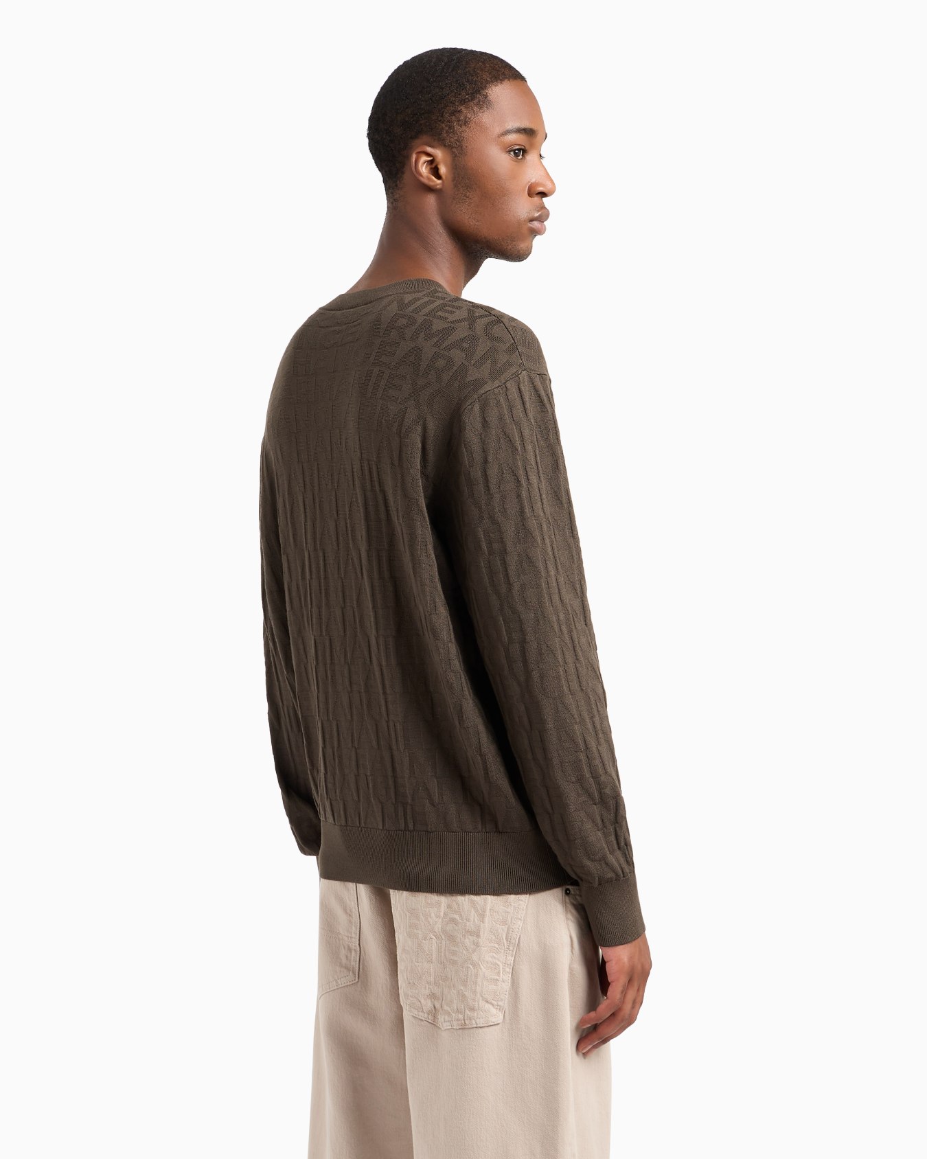ASV Allover Logo Crewneck Sweater Slide 2