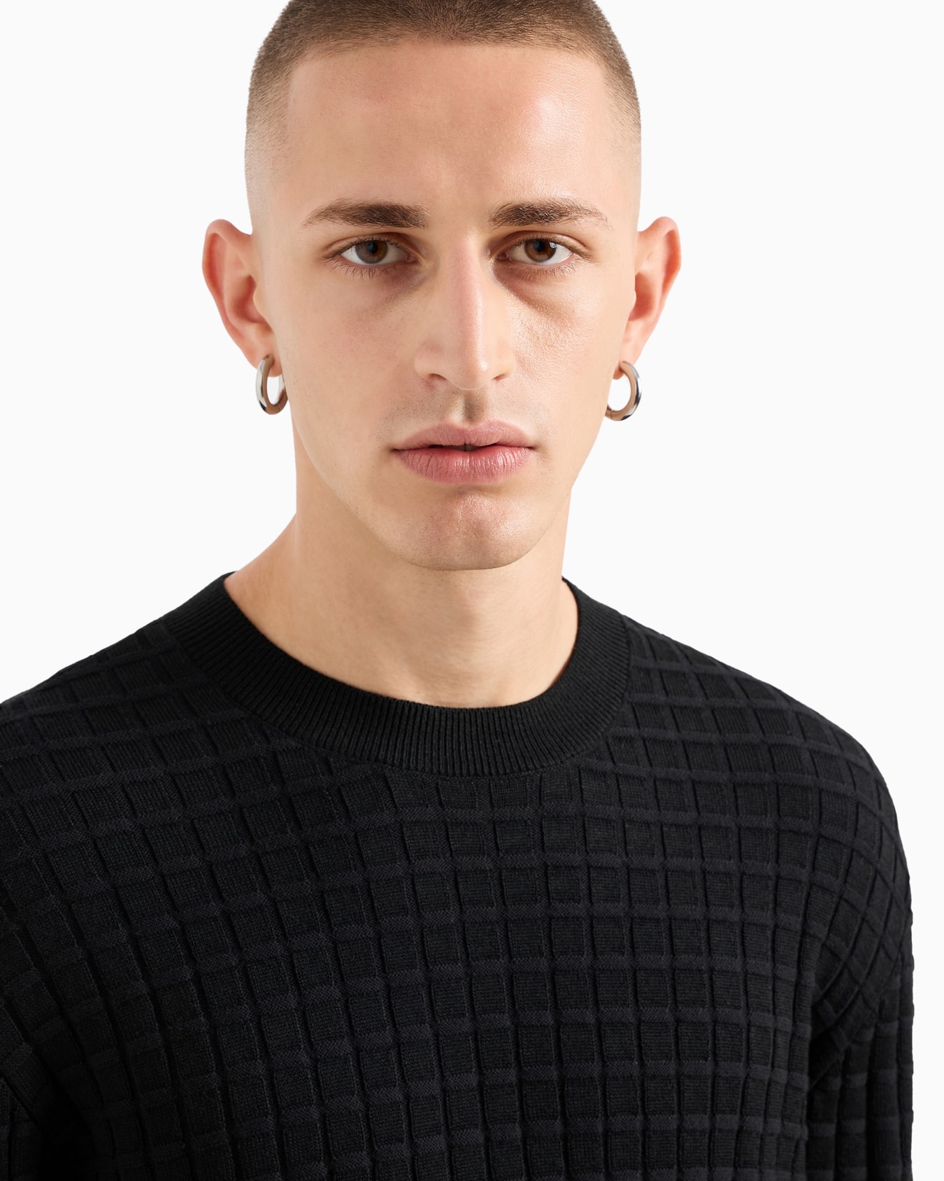 Jersey ASV a cuadros con cuello redondo Diapositiva 4