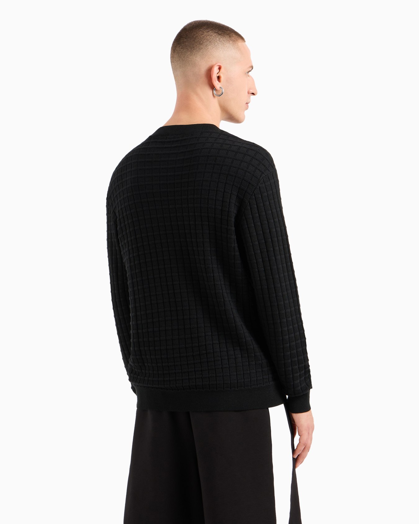 Jersey ASV a cuadros con cuello redondo Diapositiva 2