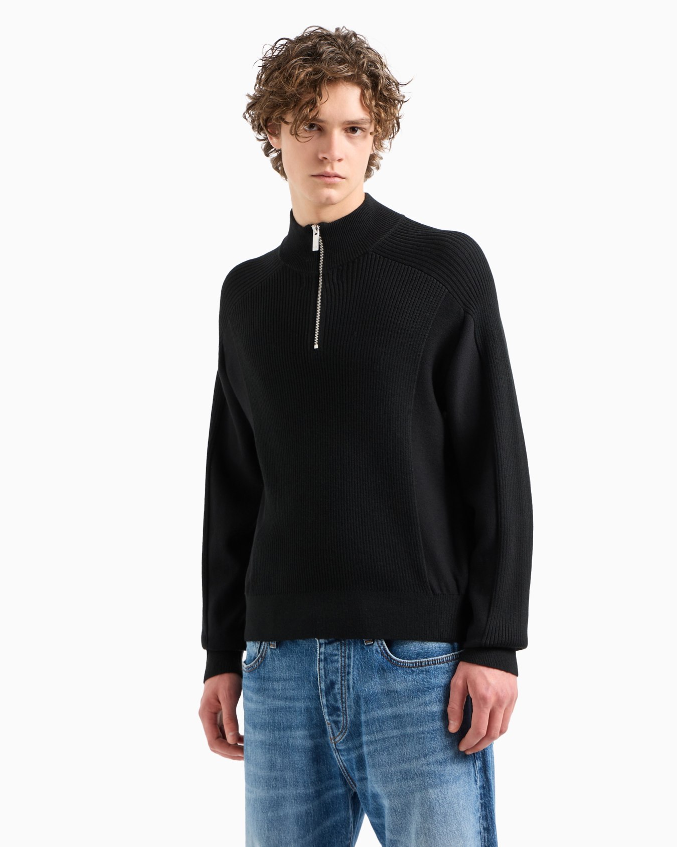 ASV Zip Up Turtleneck Sweater Slide 1