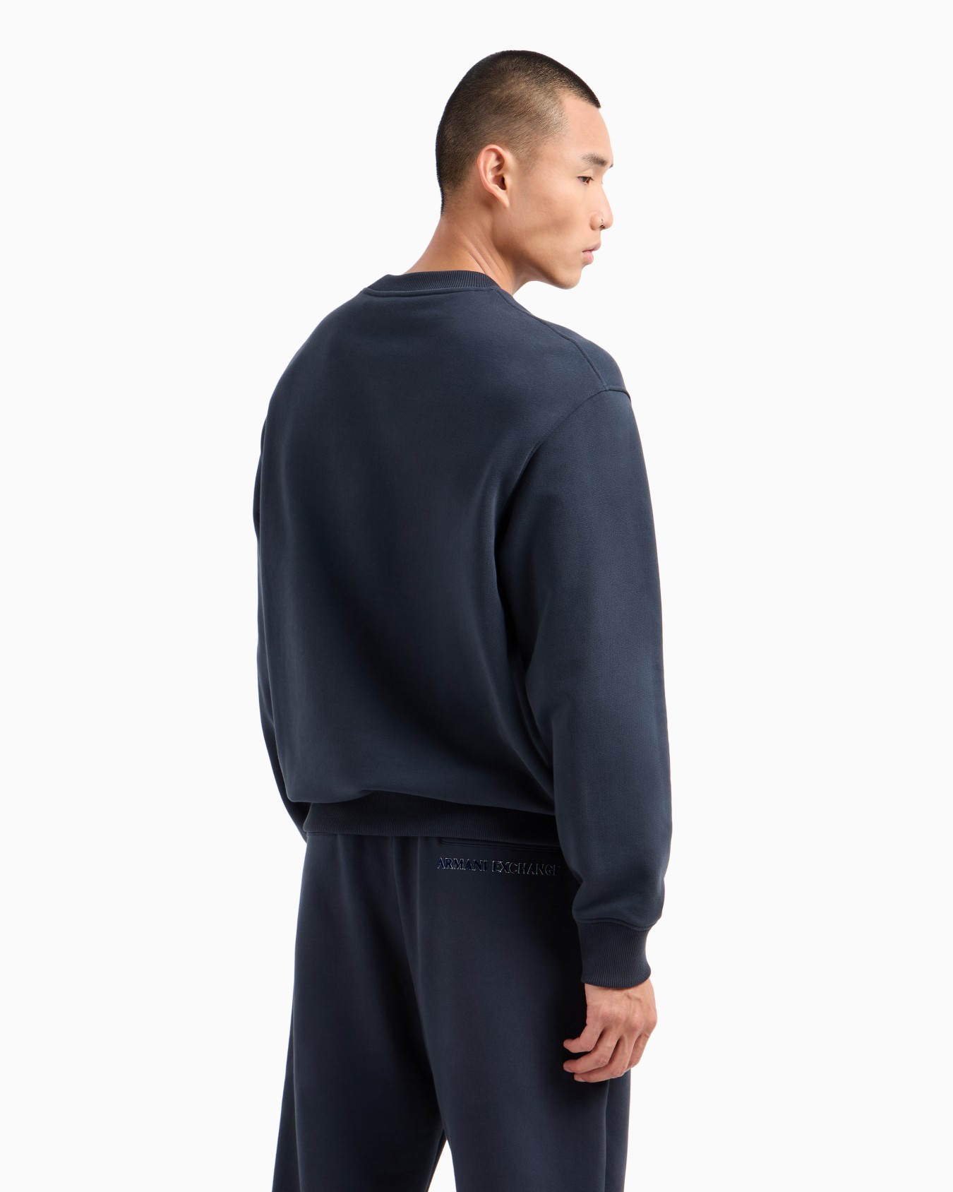 ASV Cotton Lettering Logo Crewneck Sweatshirt Slide 2