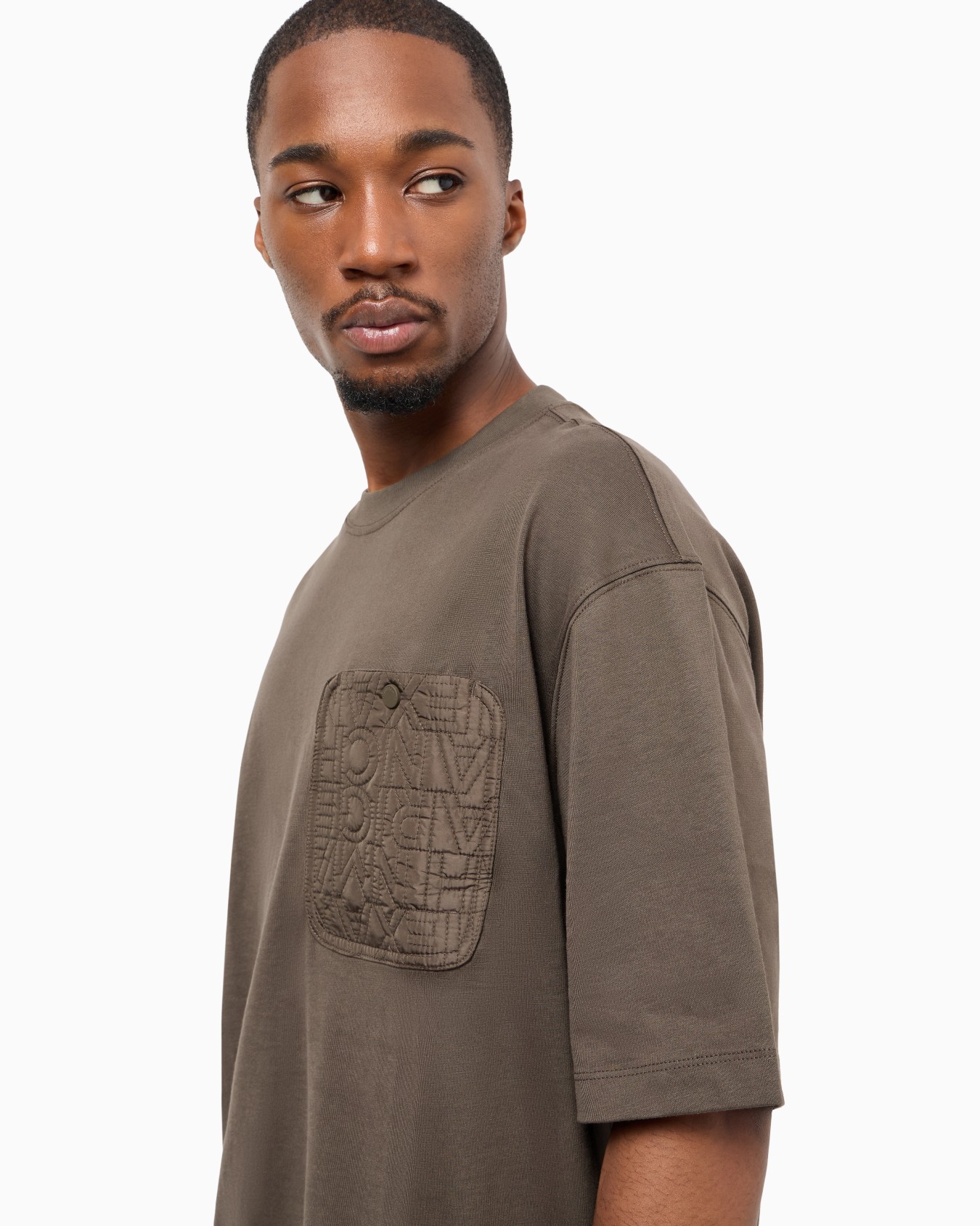 Relaxed fit T-shirt with contrast pocket in ASV cotton Slide 5