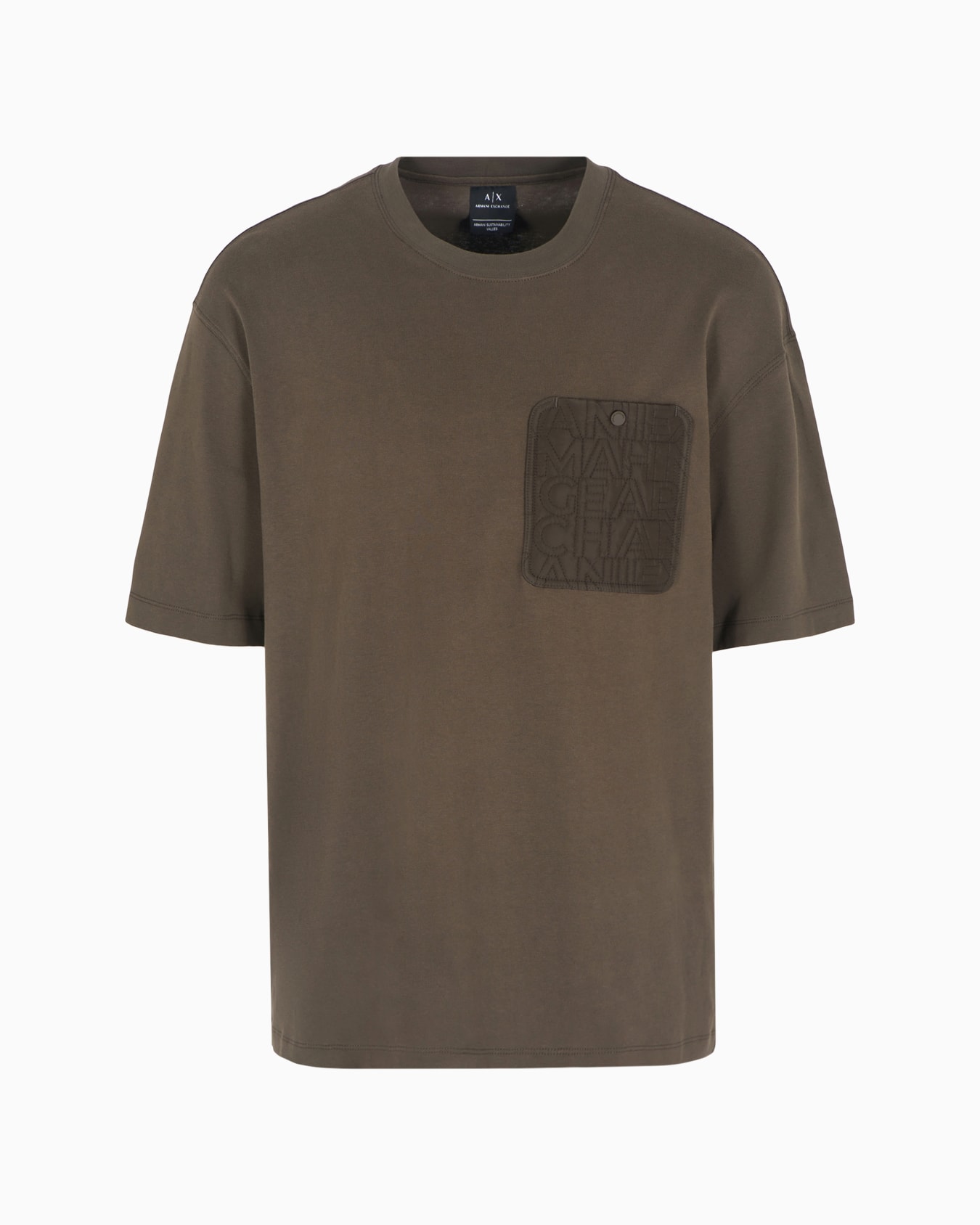 Relaxed fit T-shirt with contrast pocket in ASV cotton Slide 0