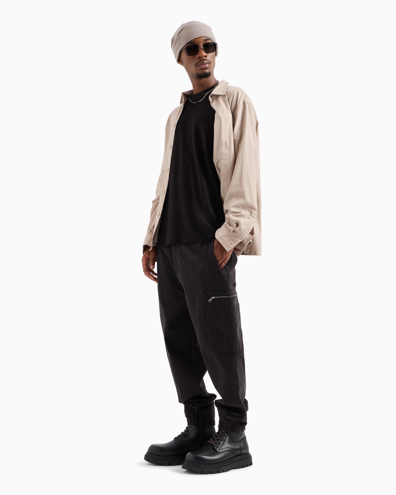 Stretch Chino Jogger Cargo Pants Slide 3