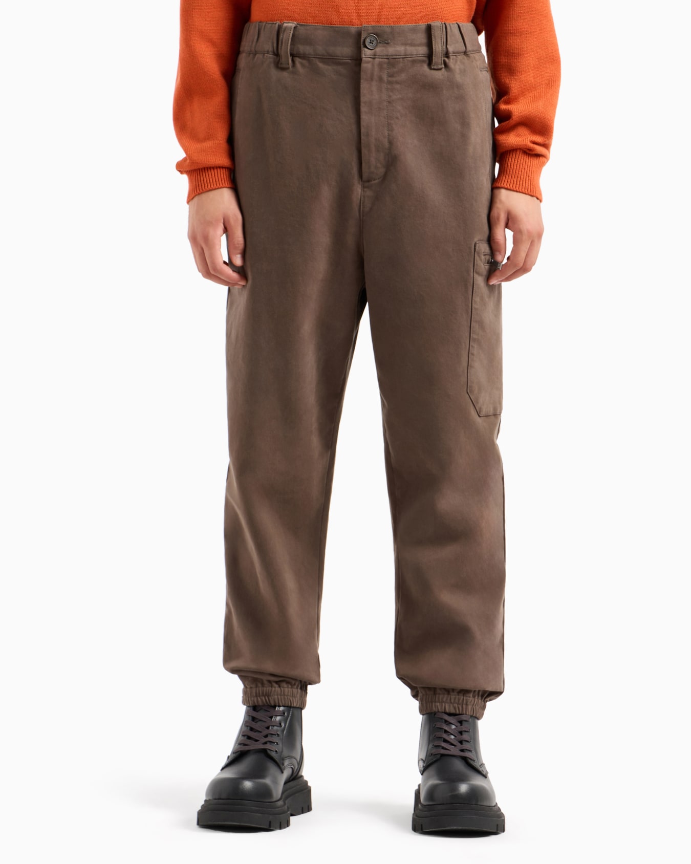 Pantalon cargo chino jogger stretch Diapositive 1