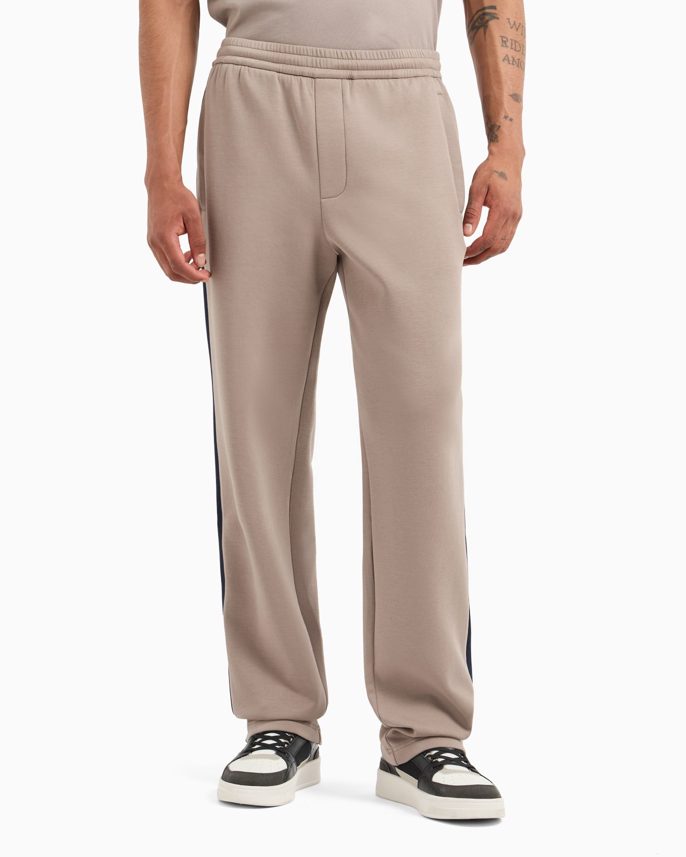 テープデザイン スウェットパンツ スライドする 2