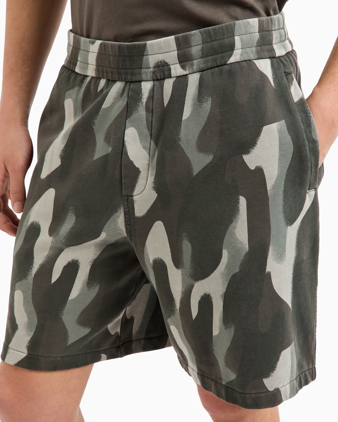  Organic Cotton Camouflage Bermuda Shorts Slide 4
