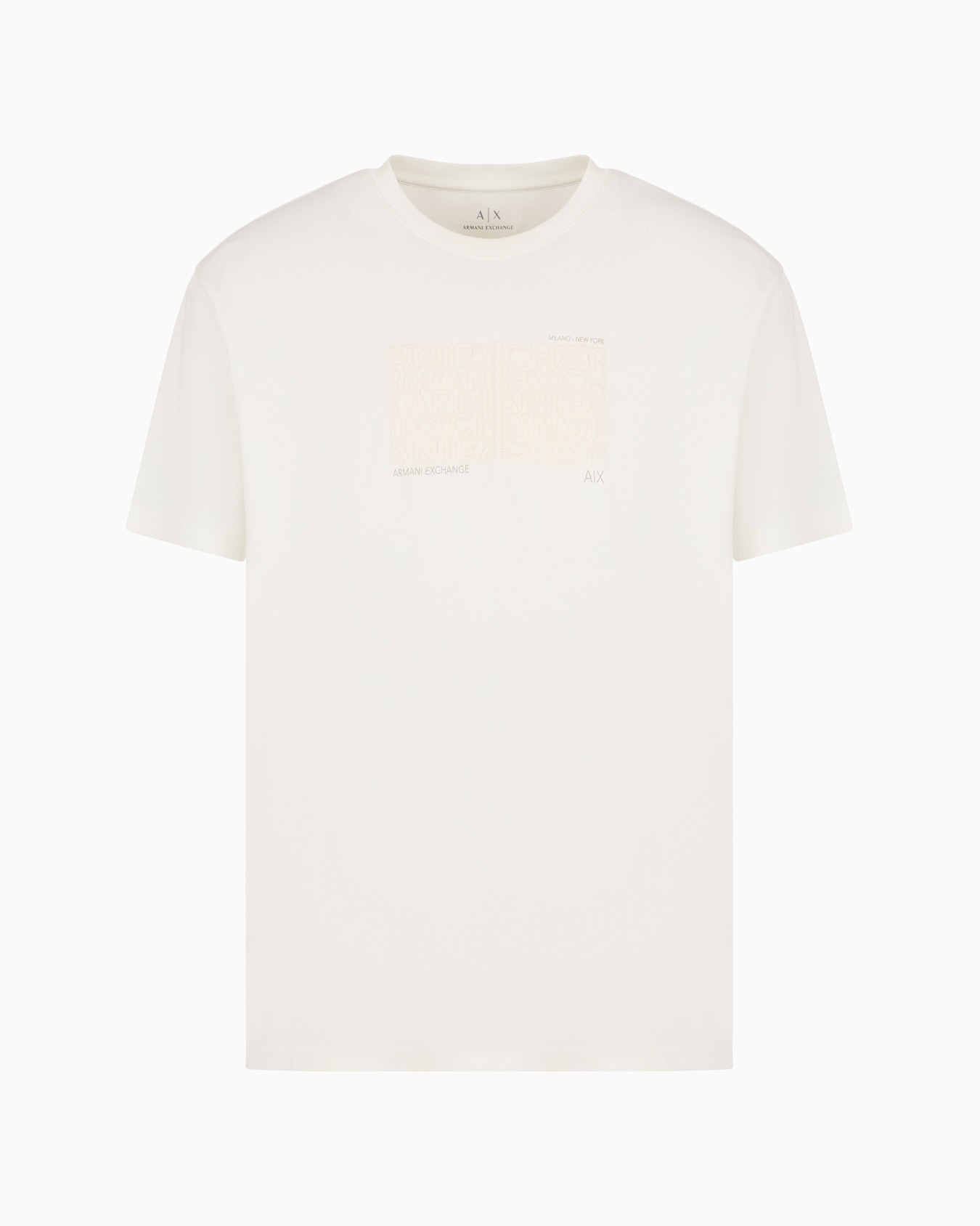 ASV organic cotton regular fit T-shirt with embroidered lettering Slide 0