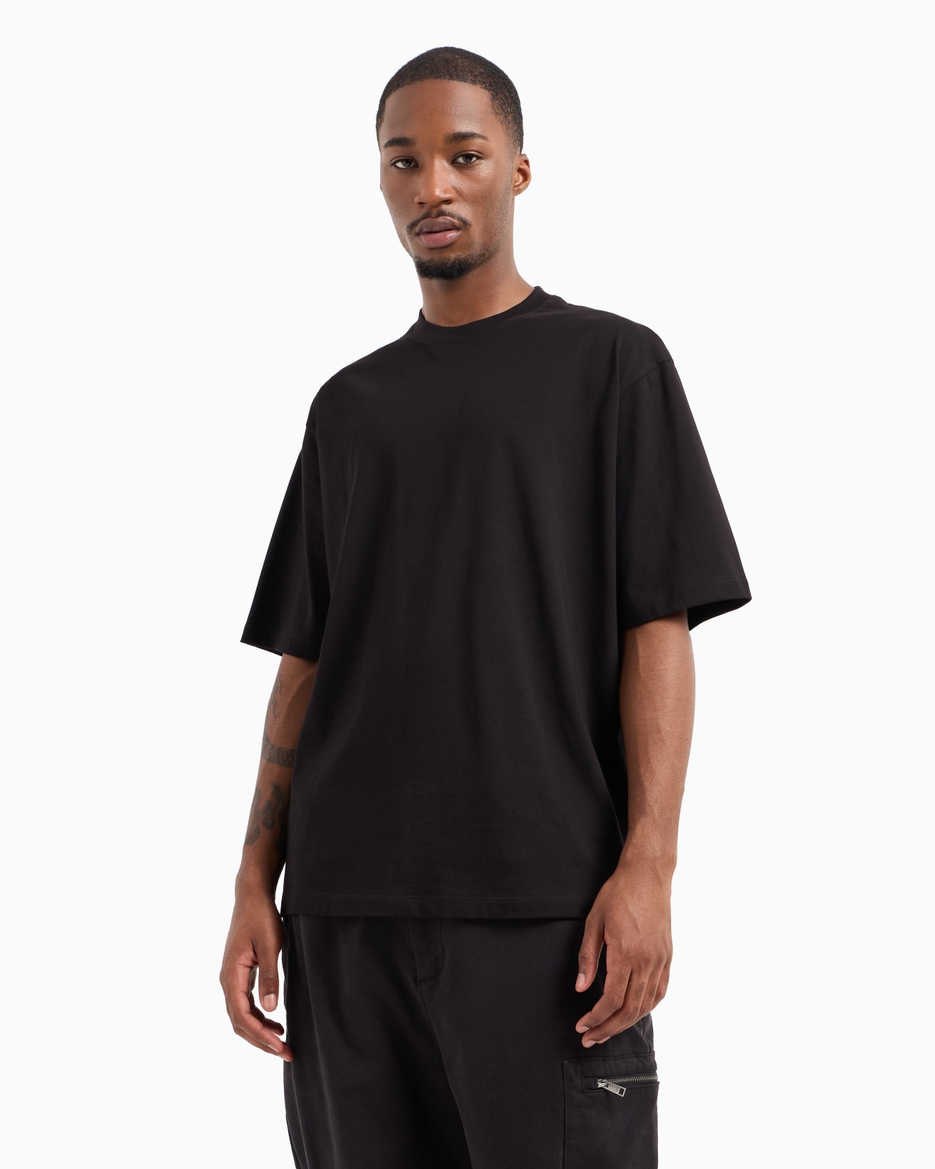 ASV Cotton Loose Fit Back Print T-Shirt Slide 2
