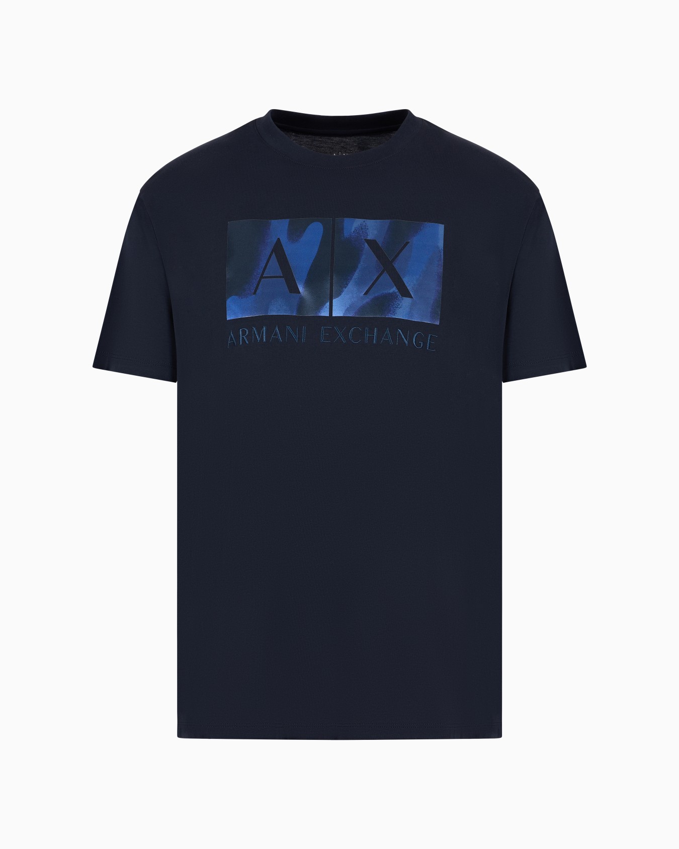 ASV Cotton Abstract Logo Print Regular Fit T-Shirt Slide 0