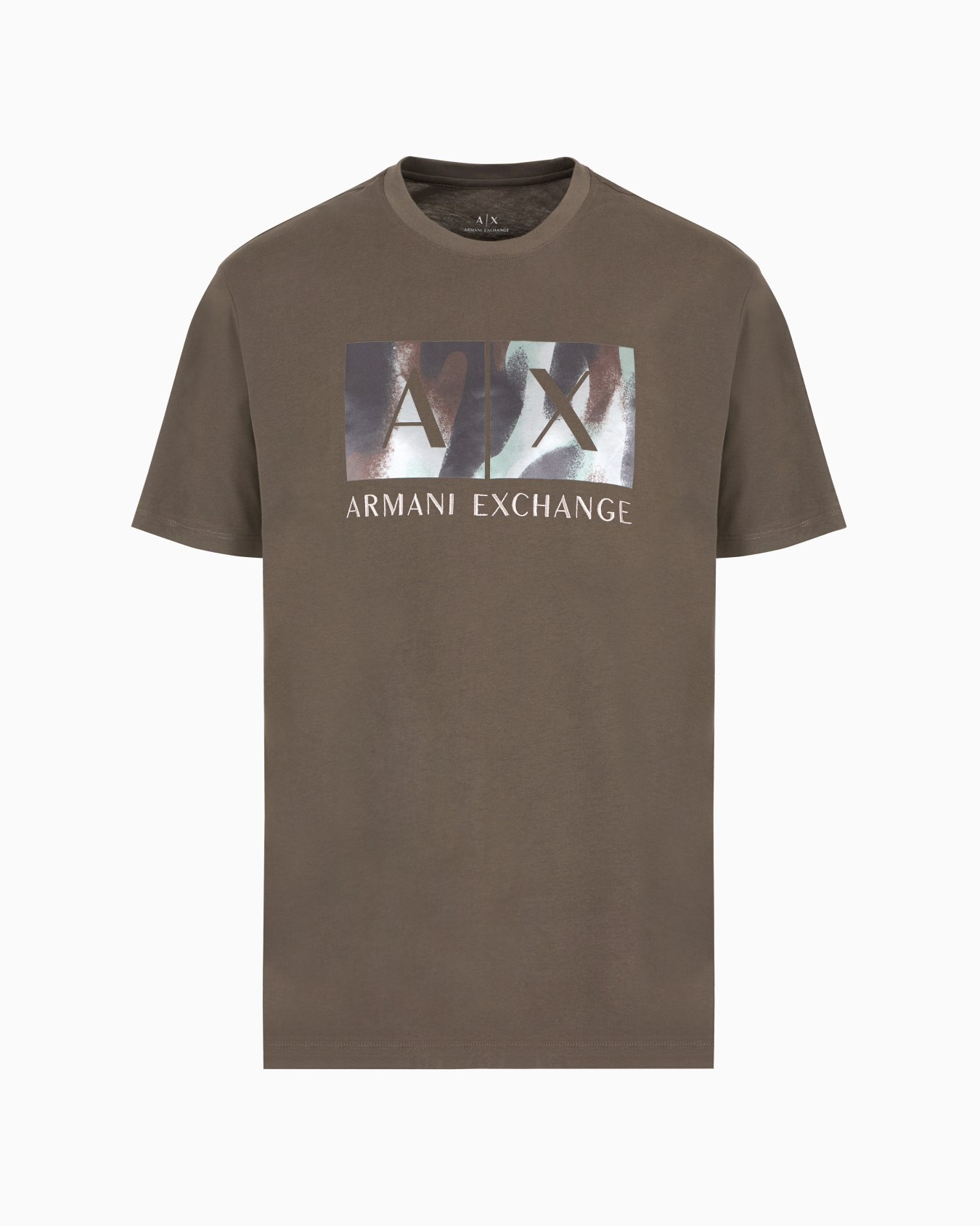 ASV Cotton Abstract Logo Print Regular Fit T-Shirt Slide 0