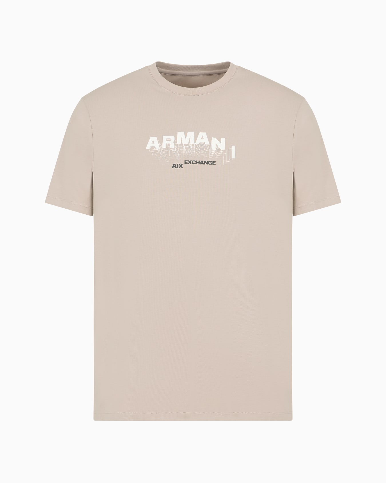 Slim fit T-shirt with 3D effect logo in ASV stretch jersey Slide 0