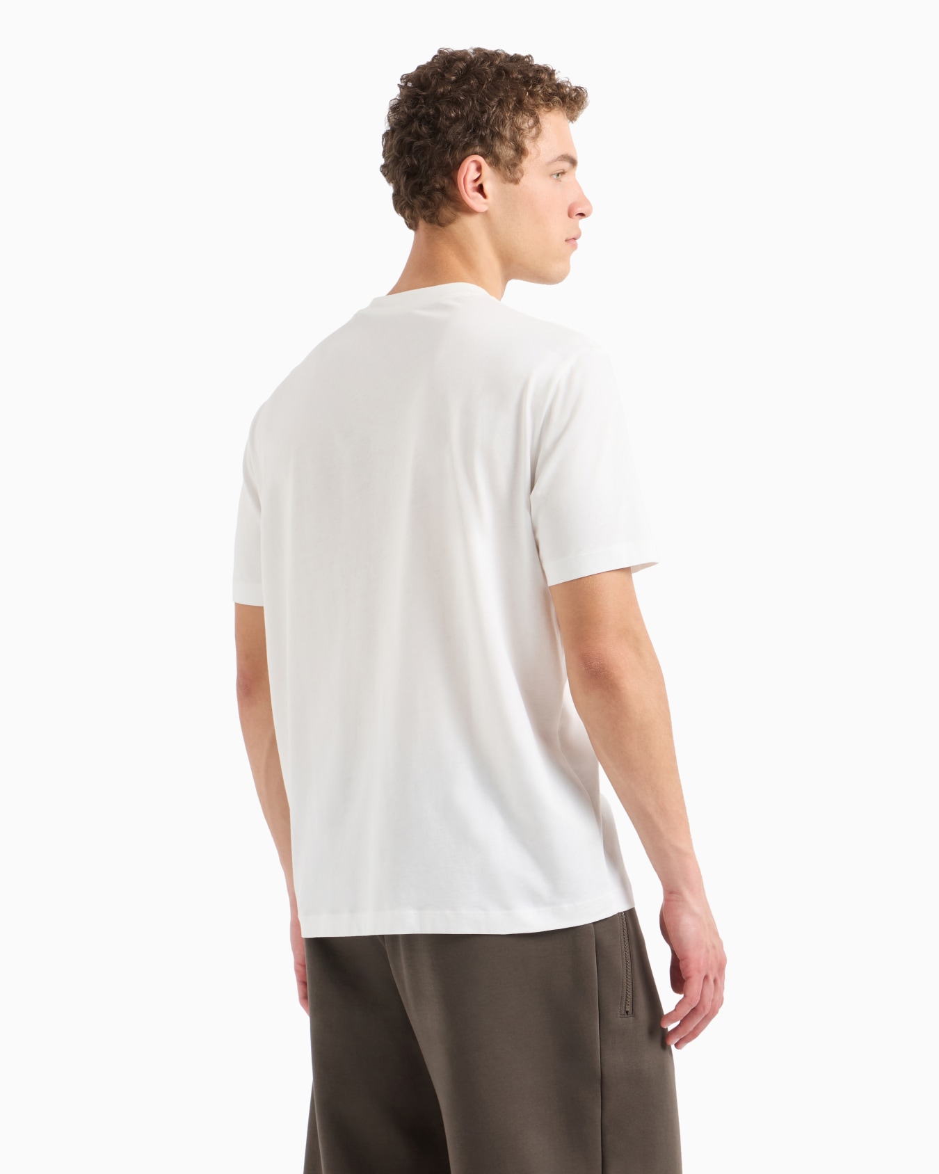 Regular fit T-shirt with photographic print in ASV fabric Slide 2