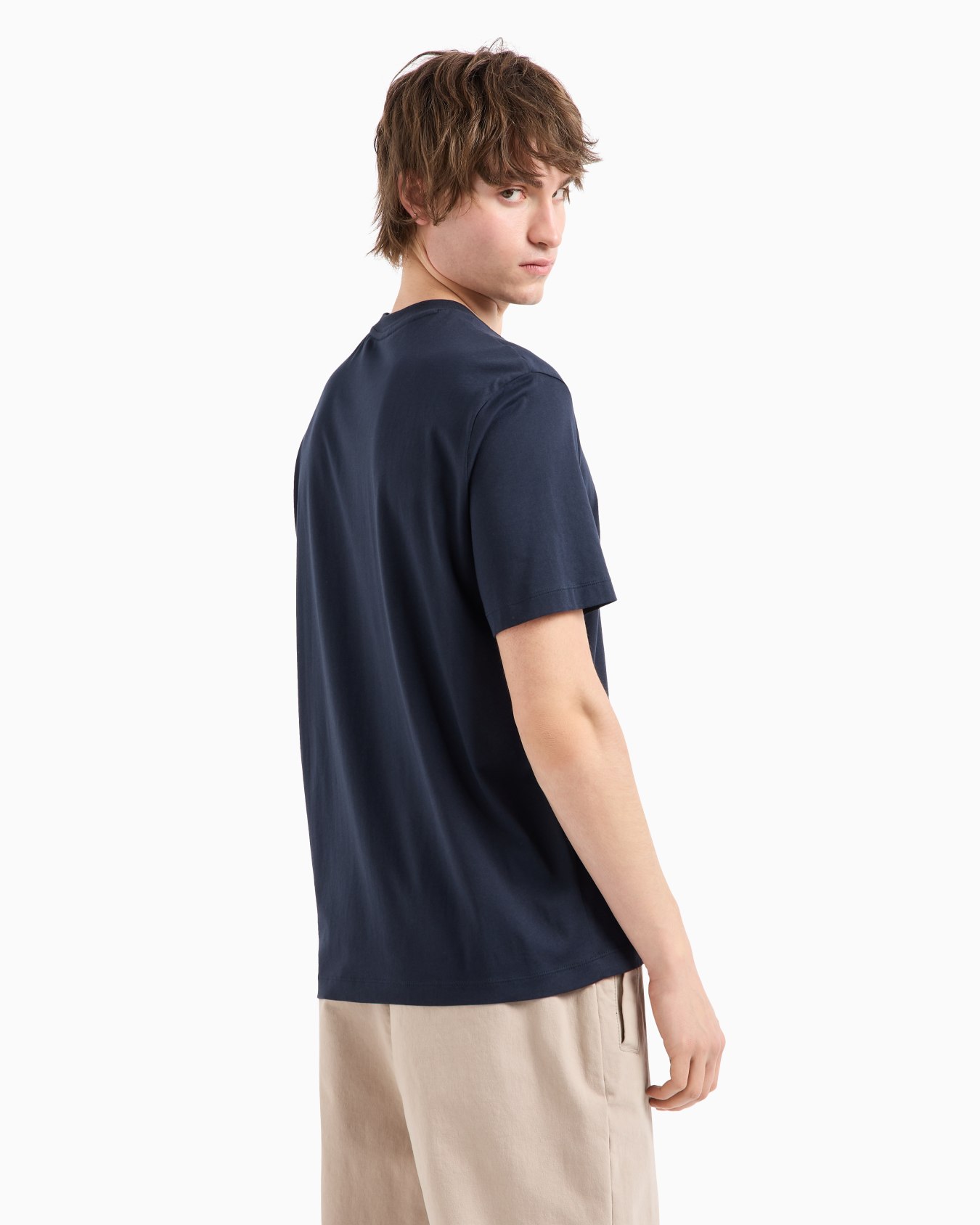 Regular fit T-shirt with photographic print in ASV fabric Slide 2