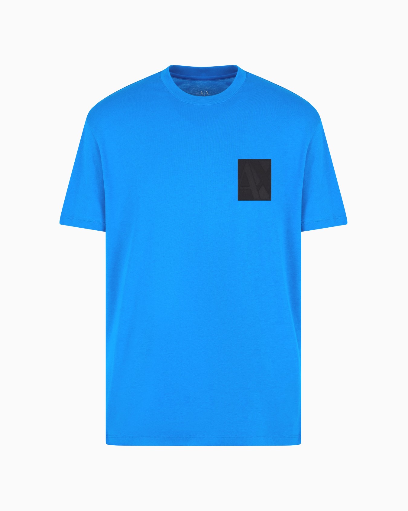 T-shirt regular fit con applicazione logo Slide 0