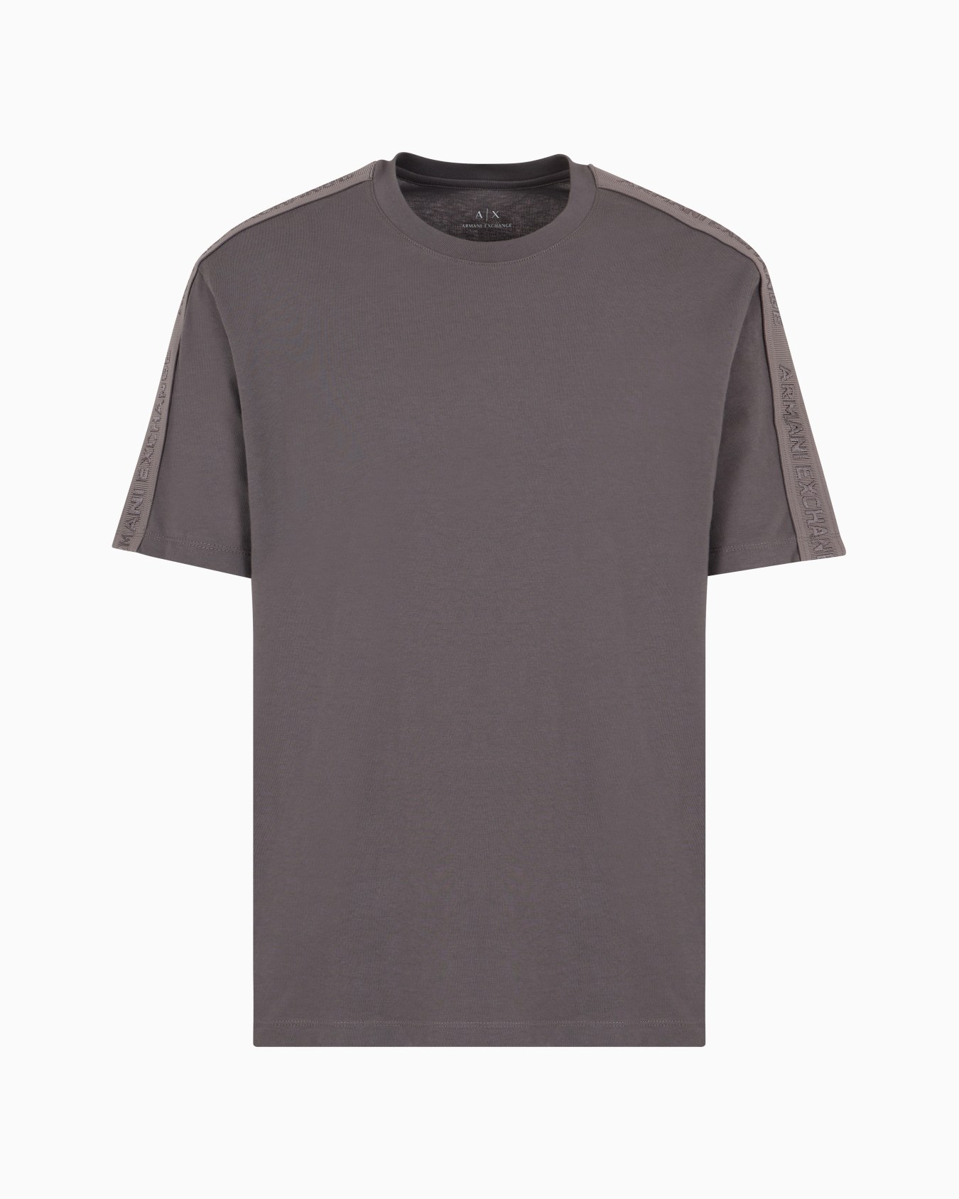 Regular fit heavy cotton T-shirt with ASV logo bands Slide 0