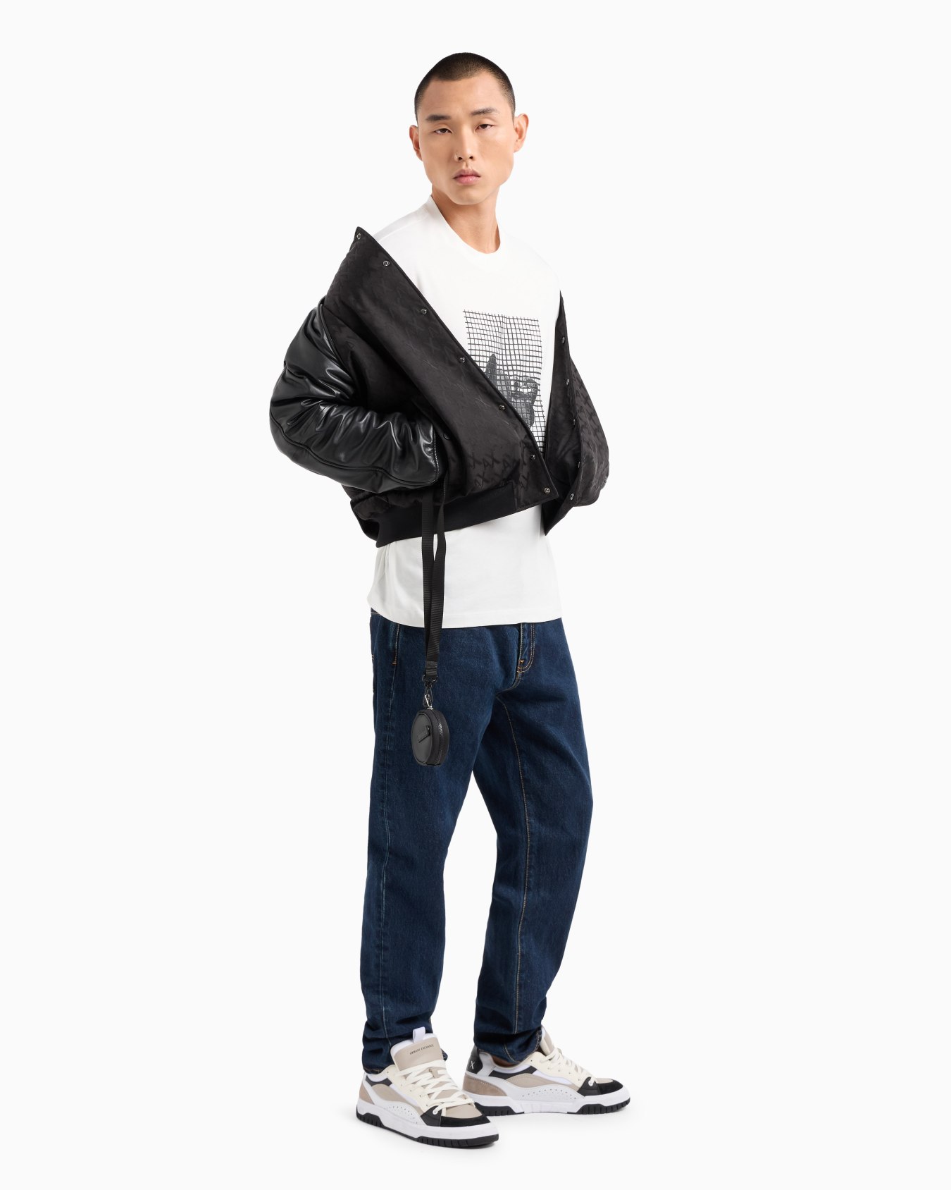 Regular fit heavy cotton T-shirt with ASV photo print Slide 3