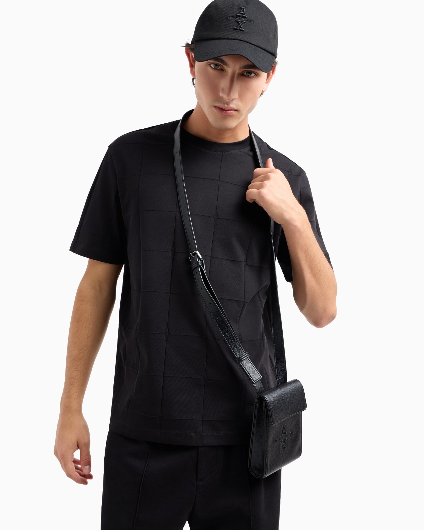 Regular fit ASV ribbed cotton T-shirt Slide 4
