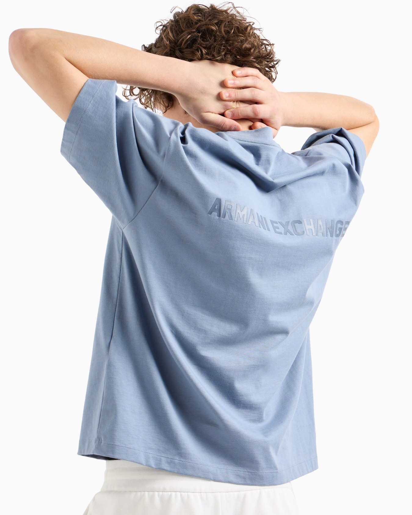 Relaxed fit T-shirt with back print in ASV cotton Slide 4