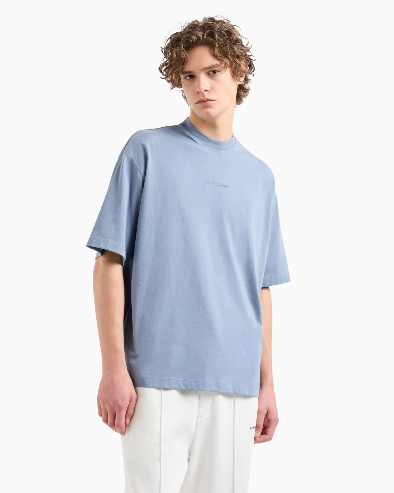 Relaxed fit T-shirt with back print in ASV cotton Slide 1