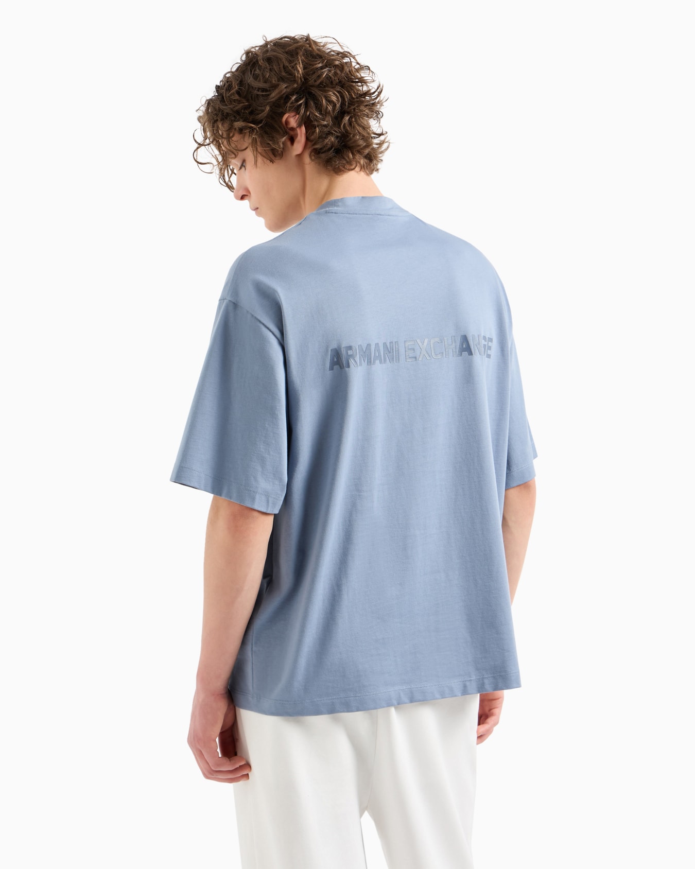 Relaxed fit T-shirt with back print in ASV cotton Slide 2