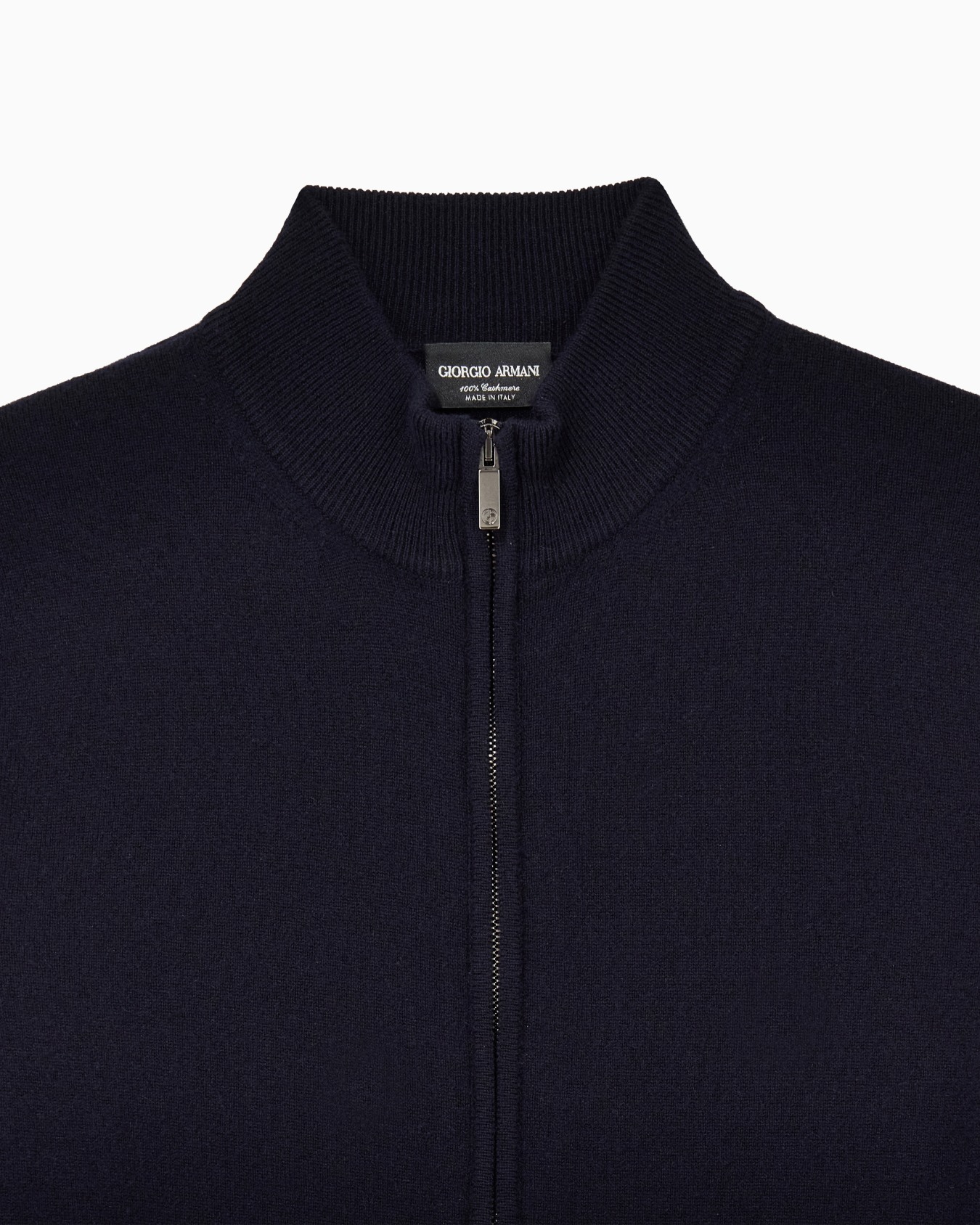 ジップアップカーディガン カシミア スライドする 4