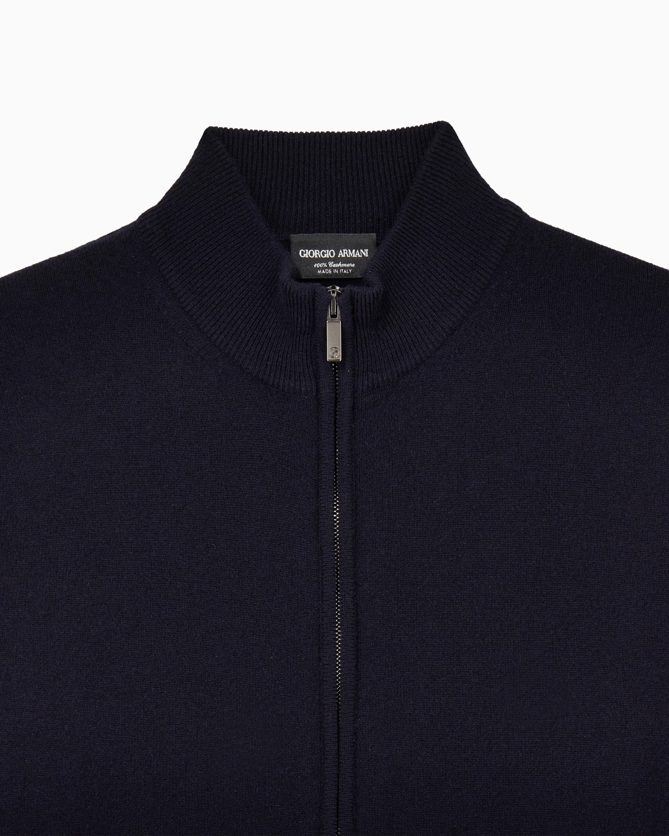 Cardigan à fermeture zippée en cachemire Diapositive 4