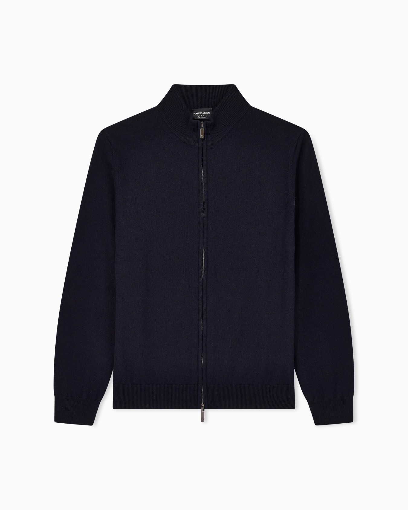 Cardigan à fermeture zippée en cachemire Diapositive 0