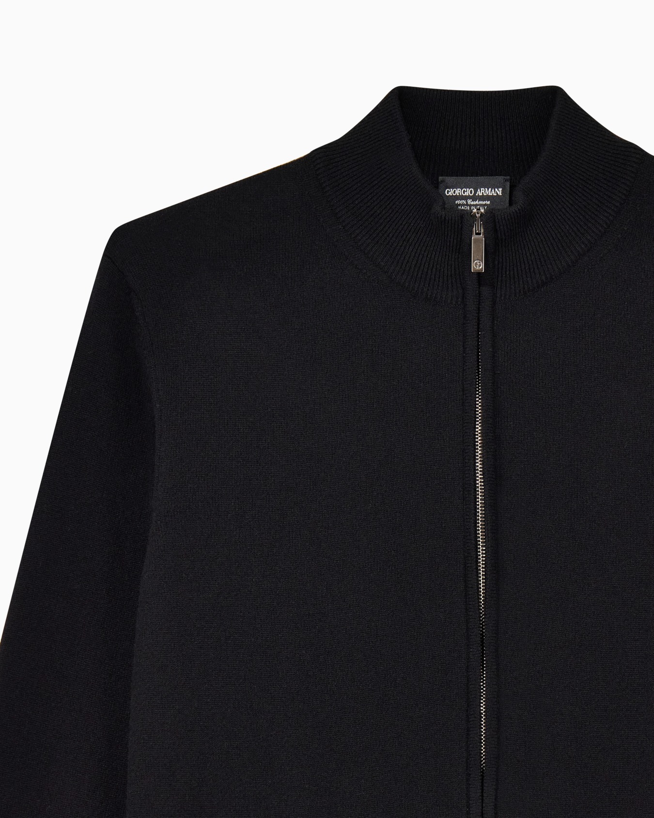 Cardigan à fermeture zippée en cachemire Diapositive 4