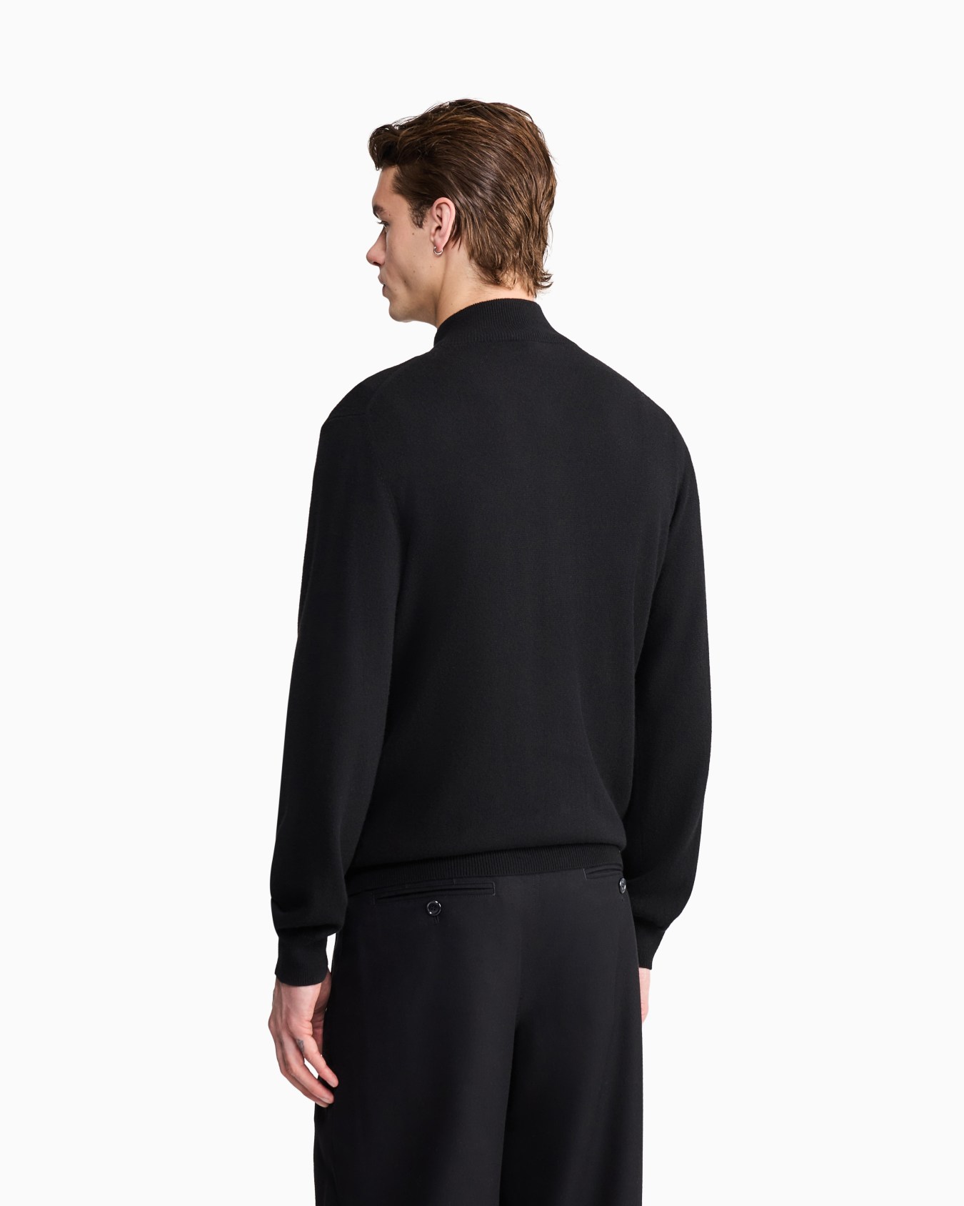 Cardigan à fermeture zippée en cachemire Diapositive 5