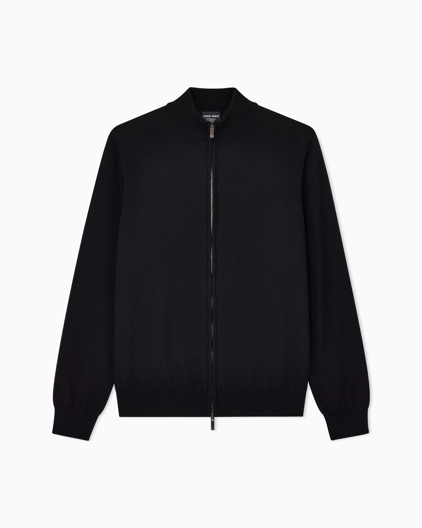 Cardigan à fermeture zippée en cachemire Diapositive 0