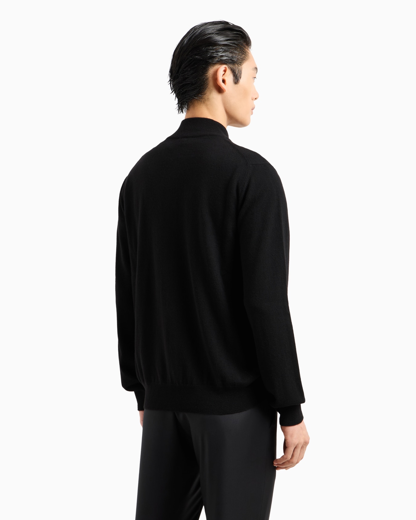 Cardigan à fermeture zippée en cachemire Diapositive 2