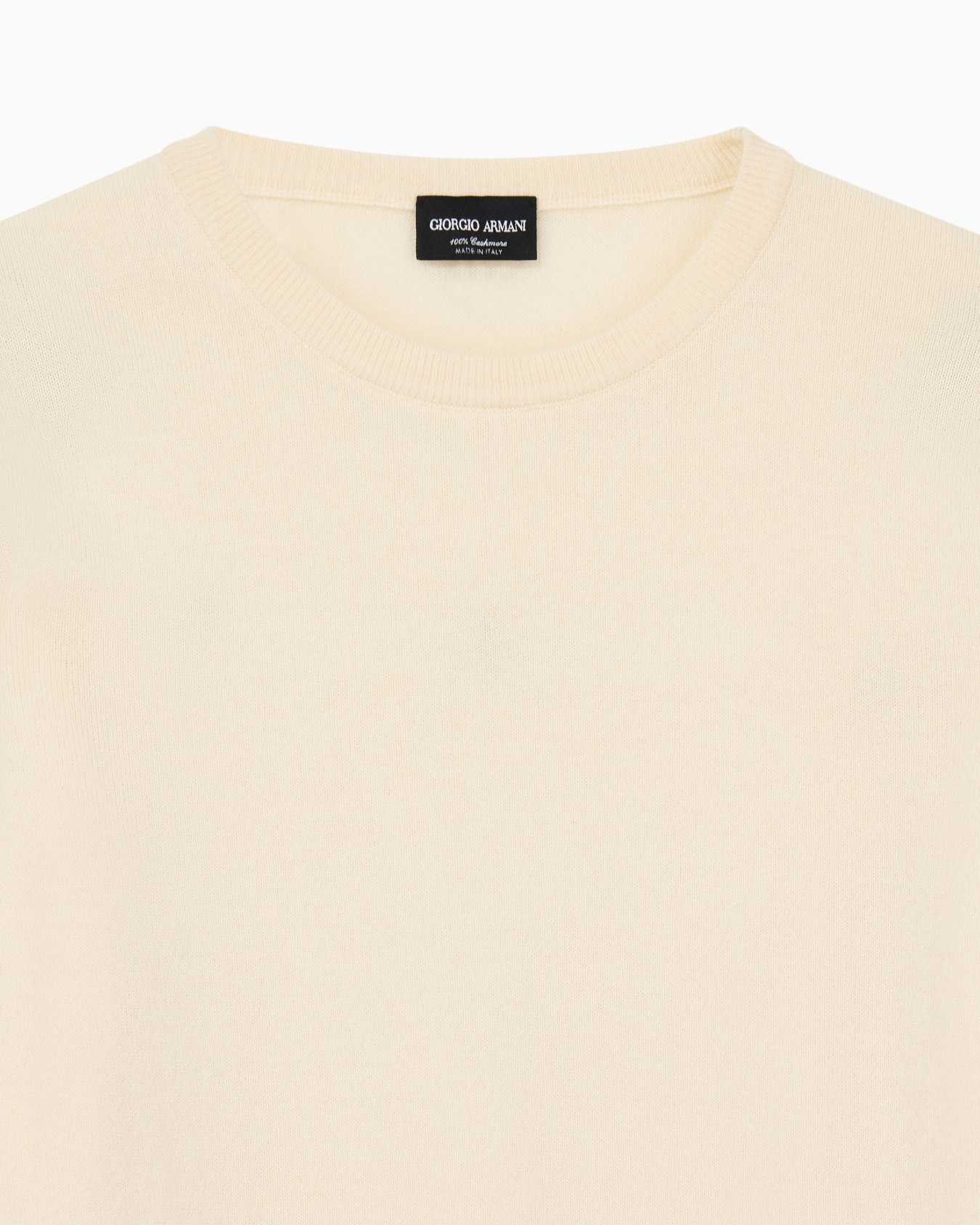 Jersey de cuello redondo de cachemir Diapositiva 4