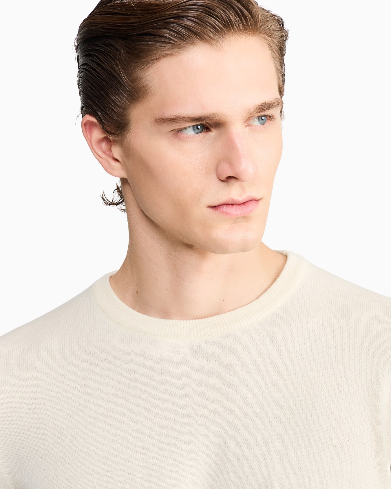 Jersey de cuello redondo de cachemir Diapositiva 6