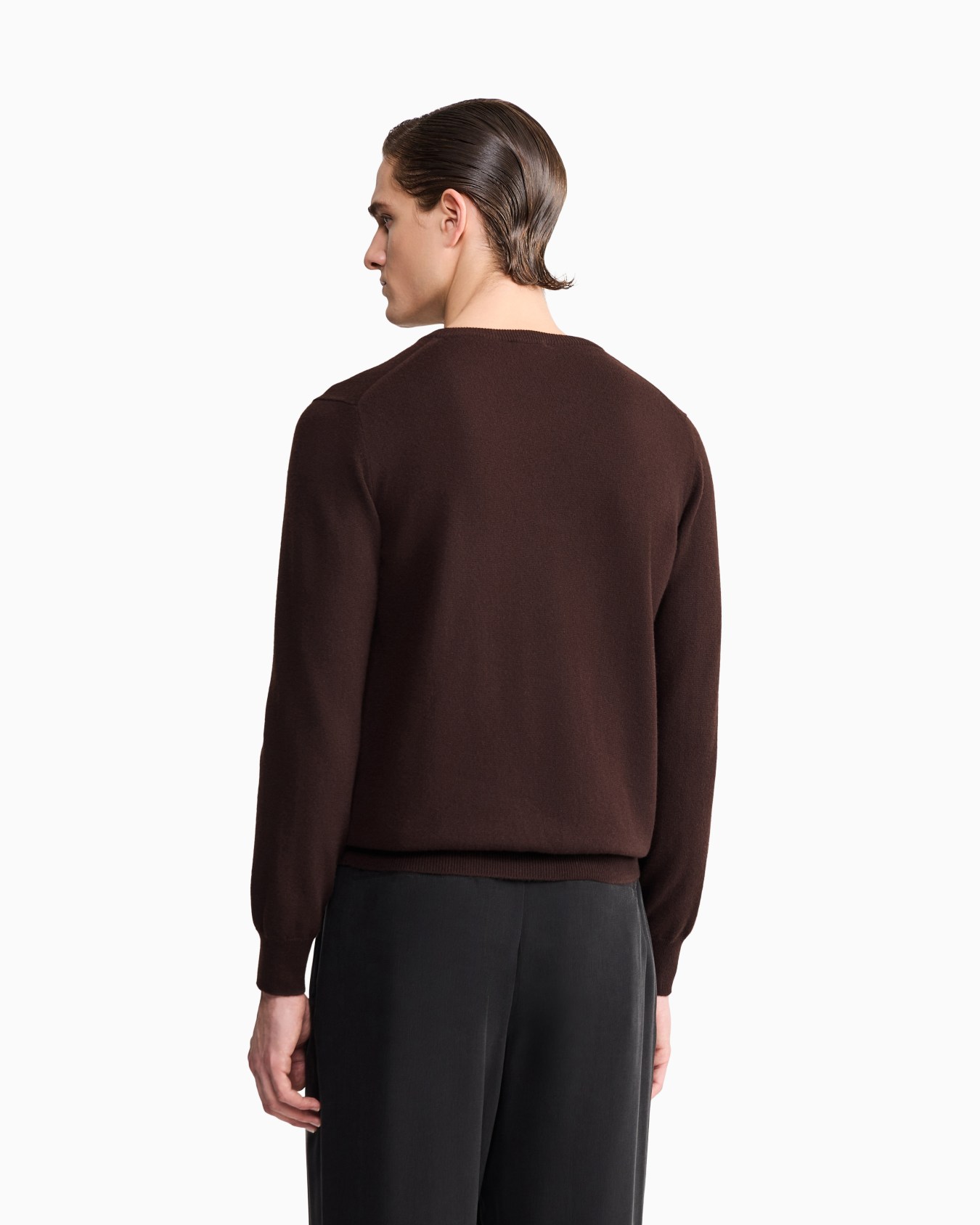 クルーネックセーター カシミア スライドする 5