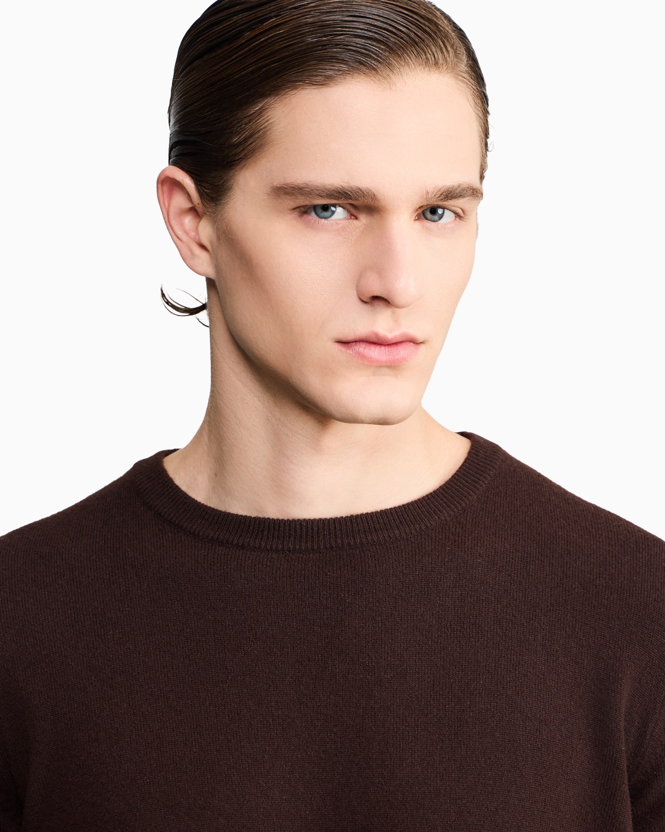 クルーネックセーター カシミア スライドする 6