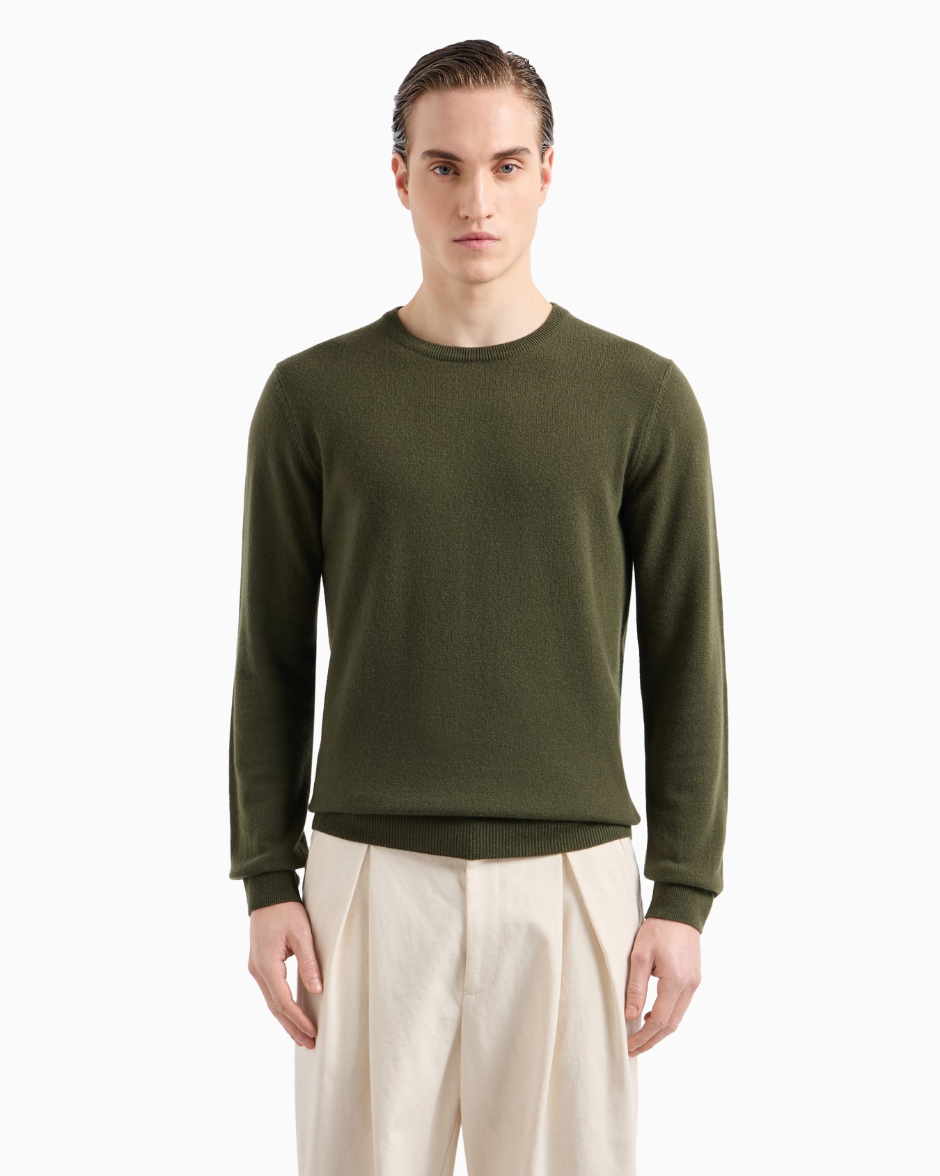 Cashmere crew-neck jumper Slide 1